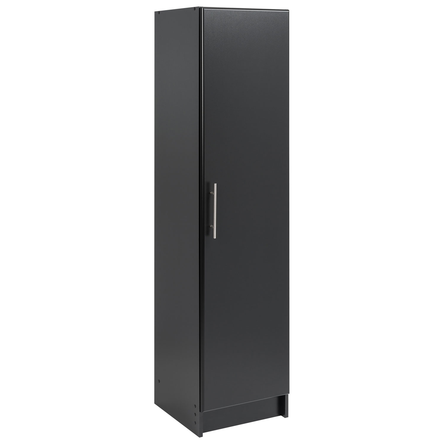 Armoire en bois Elite Home Storage 65 po 2 tablettes avec porte – Noir