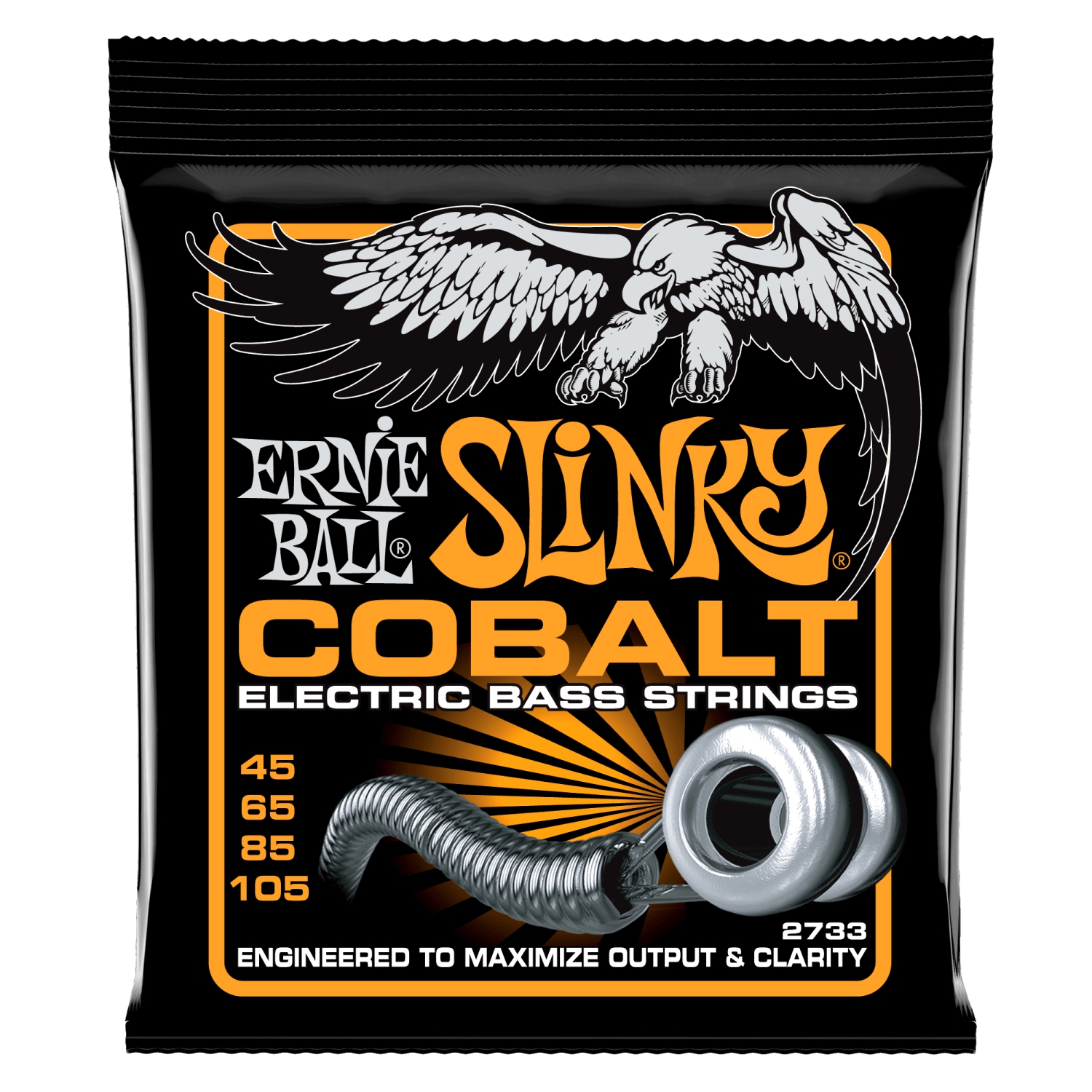 Ernie Ball Hybrid Slinky Cobalt Bass Guitar Strings Set 2733