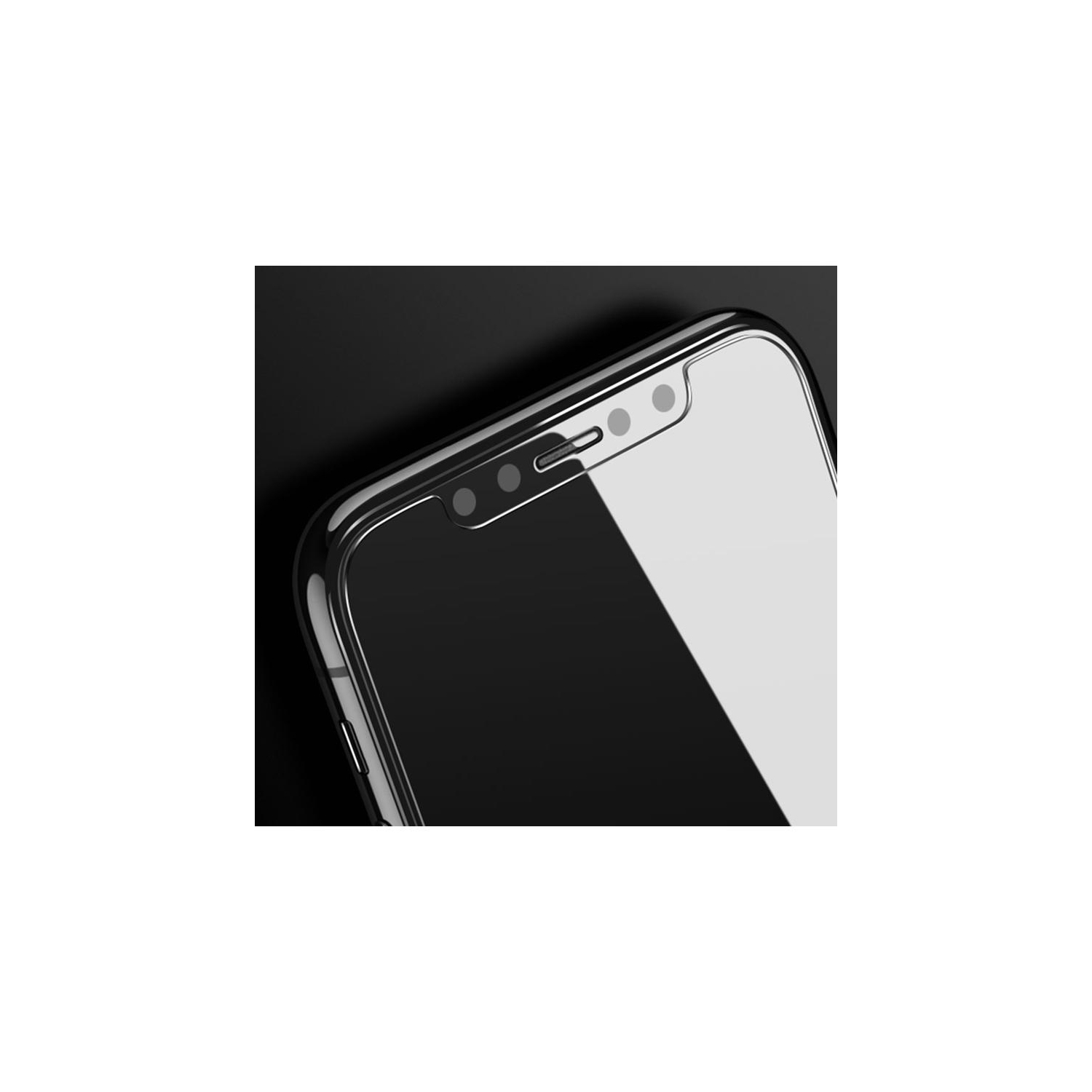 Protecteur d'écran ultramince en verre trempé 0,26&nbsp;mm de PANDACO pour iPhone X ou iPhone XS