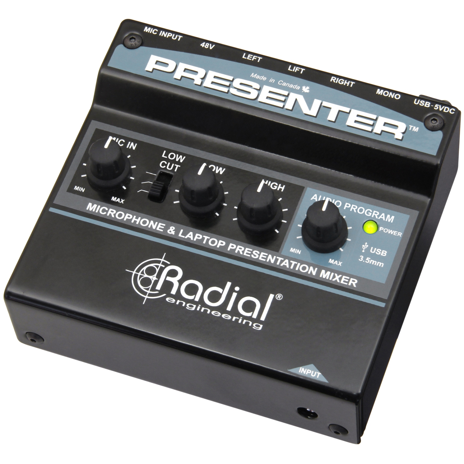 Mélangeur de présentation audio Radial Presenter