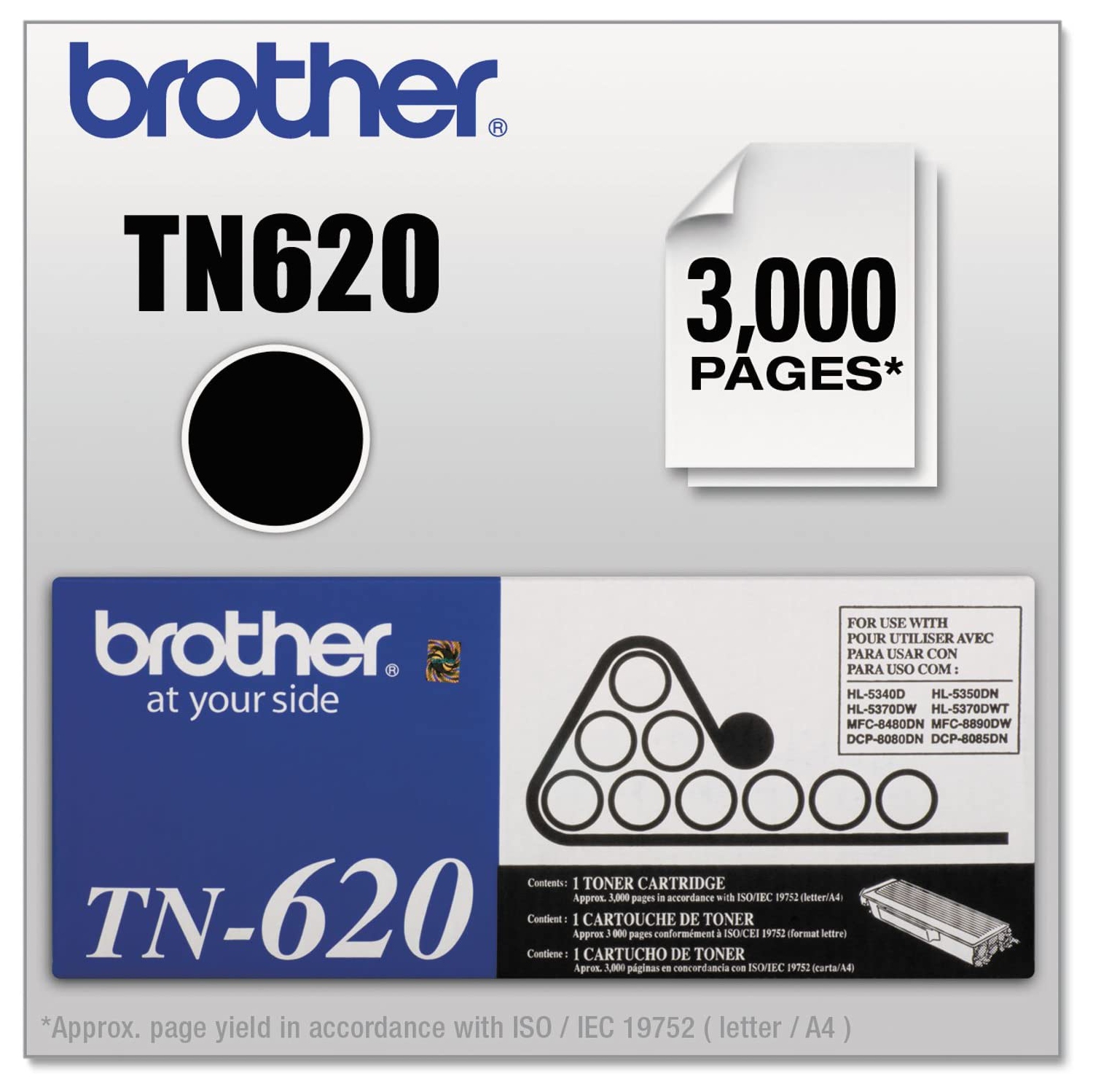 Brother TN620 Original Toner Cartridge