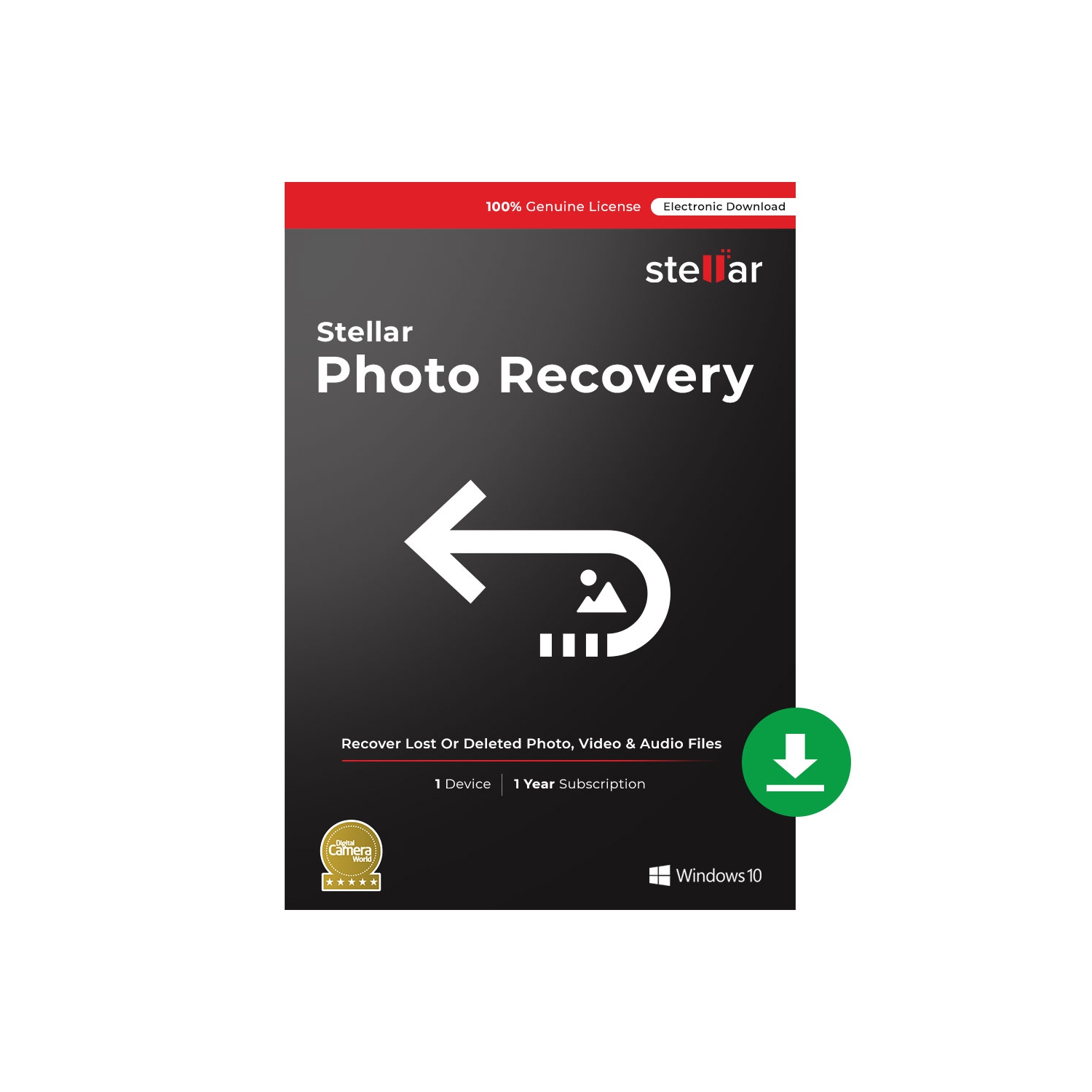 Logiciel de récupération de photos Stellar | pour Windows | Standard | Récupère les données supprimées, les photos, les vidéos, les e-mails, etc. 1