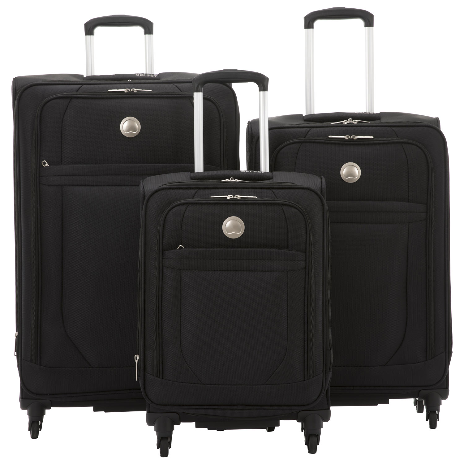 delsey 3 piece luggage set