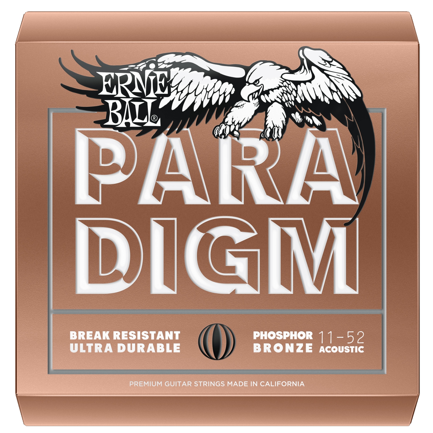 Ernie Ball Paradigm Phosphor Bronze Guitar Strings - Light 11-52
