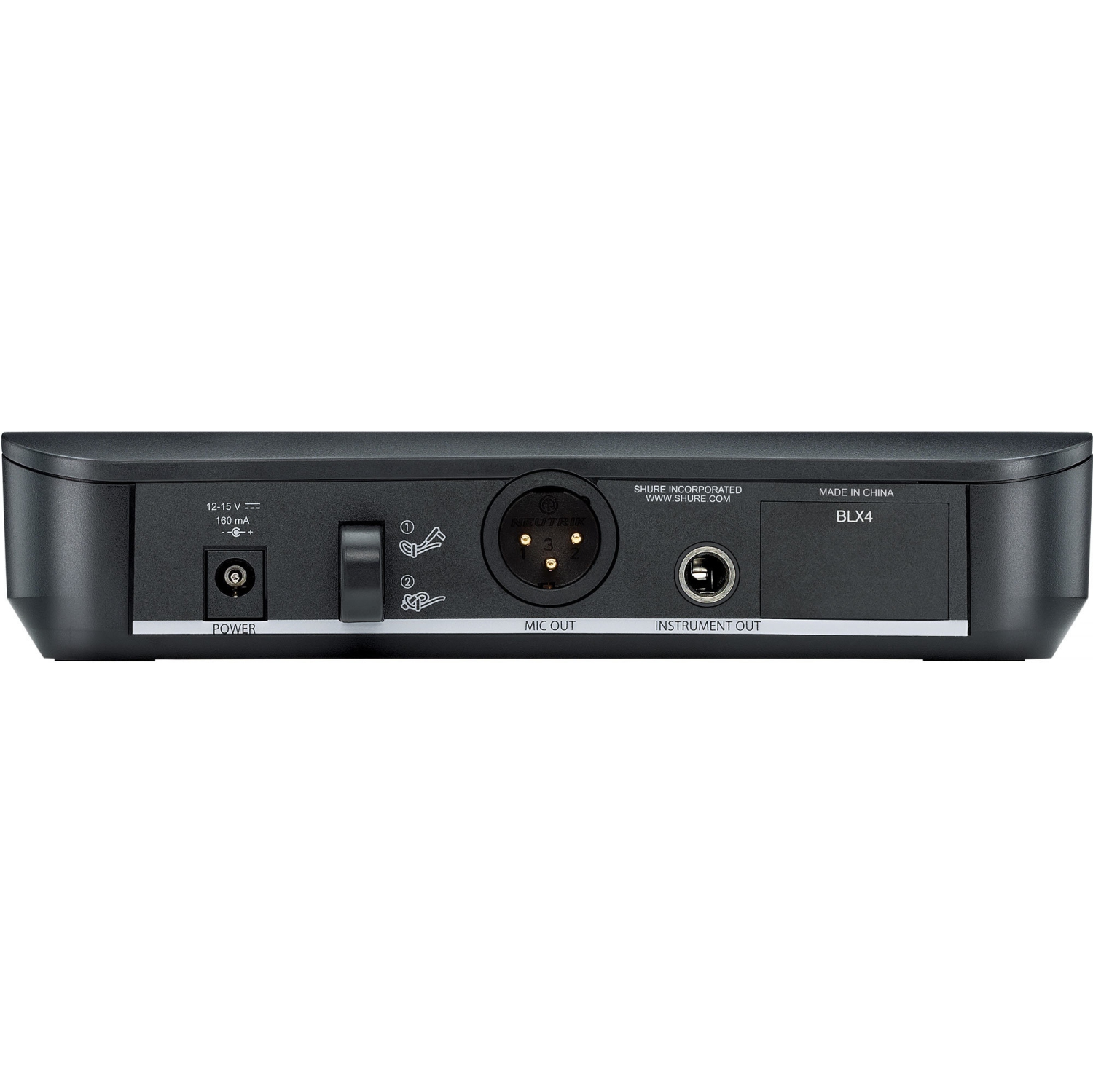 Shure BLX4 Wireless Single Channel Receiver - H9