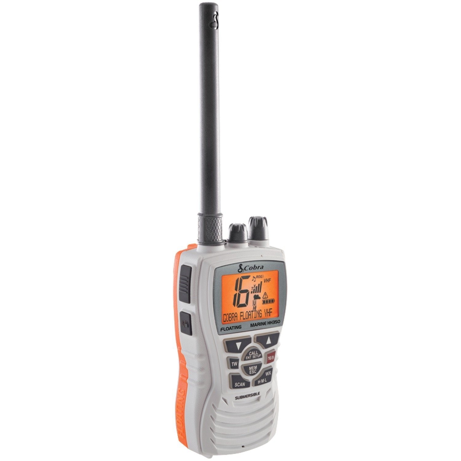 COBRA SELECT MR HH350 W FLT 6-WATT FLOATING VHF RADIO MR HH350W FLT