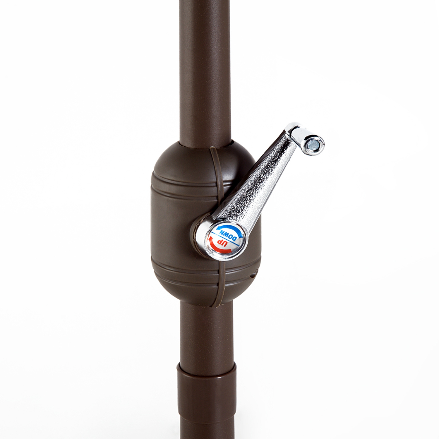 Parasol de patio rectangulaire inclinable en aluminium de 6 x 10 pi Parasol d'extérieur avec manivelle Outsunny, parasol de jardin