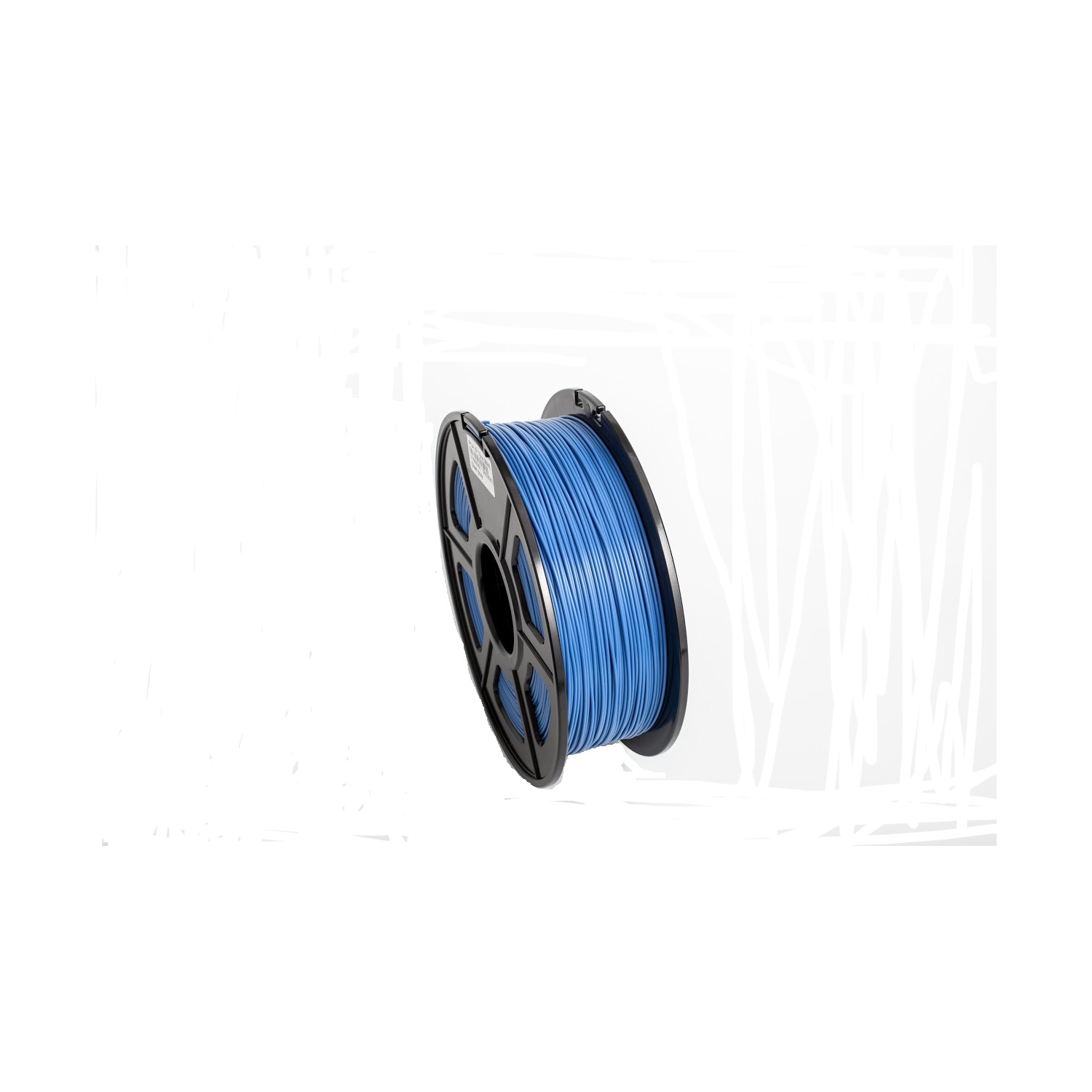 1 cuillère filament PLA bleu 3D de 1,75 mm, bobine de 1 kg (2.2 lb), précision dimensionnelle +/- 0.02 mm