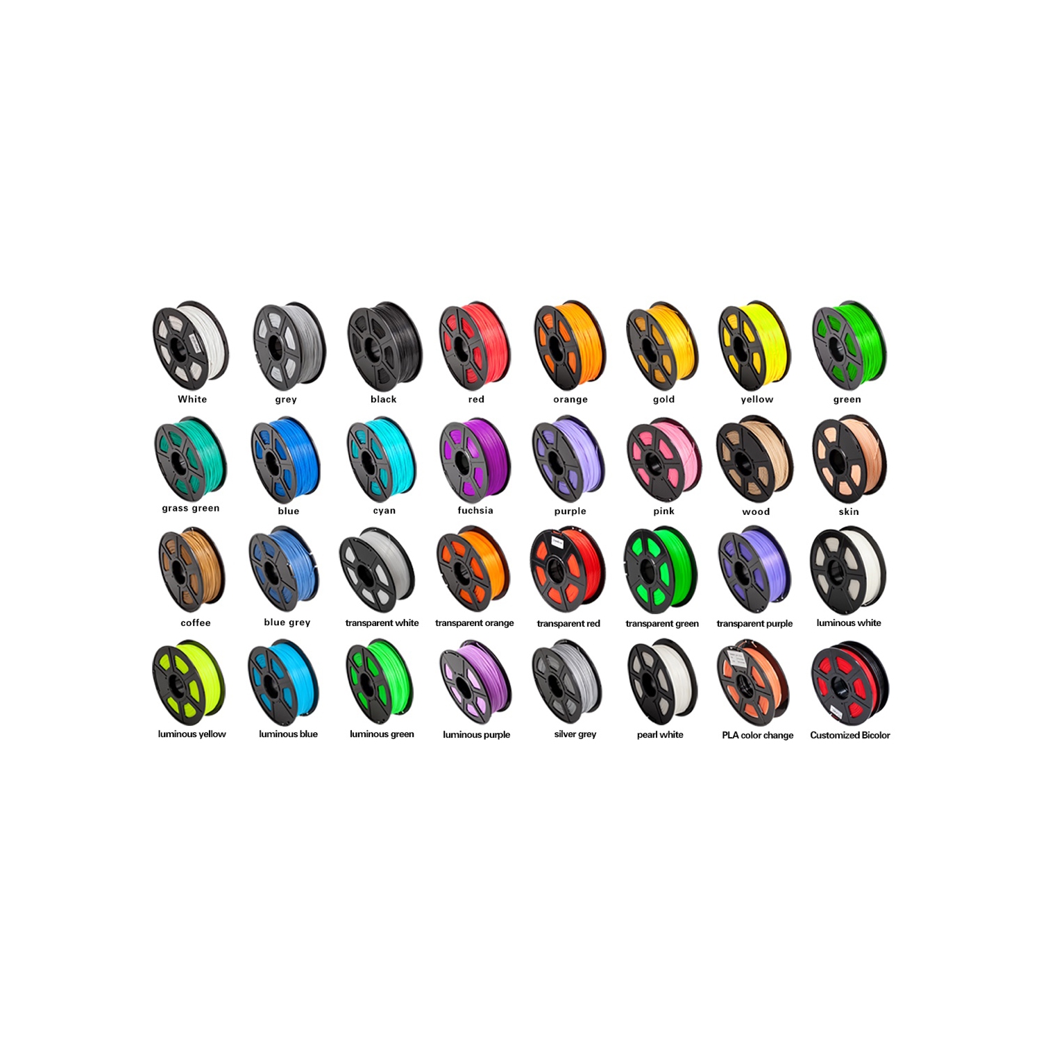 3D 1.75mm PLA Filament, Fuchsia, 1 Kg spool, Dimensional Accuracy +/- 0.02 mm for 3D Printer