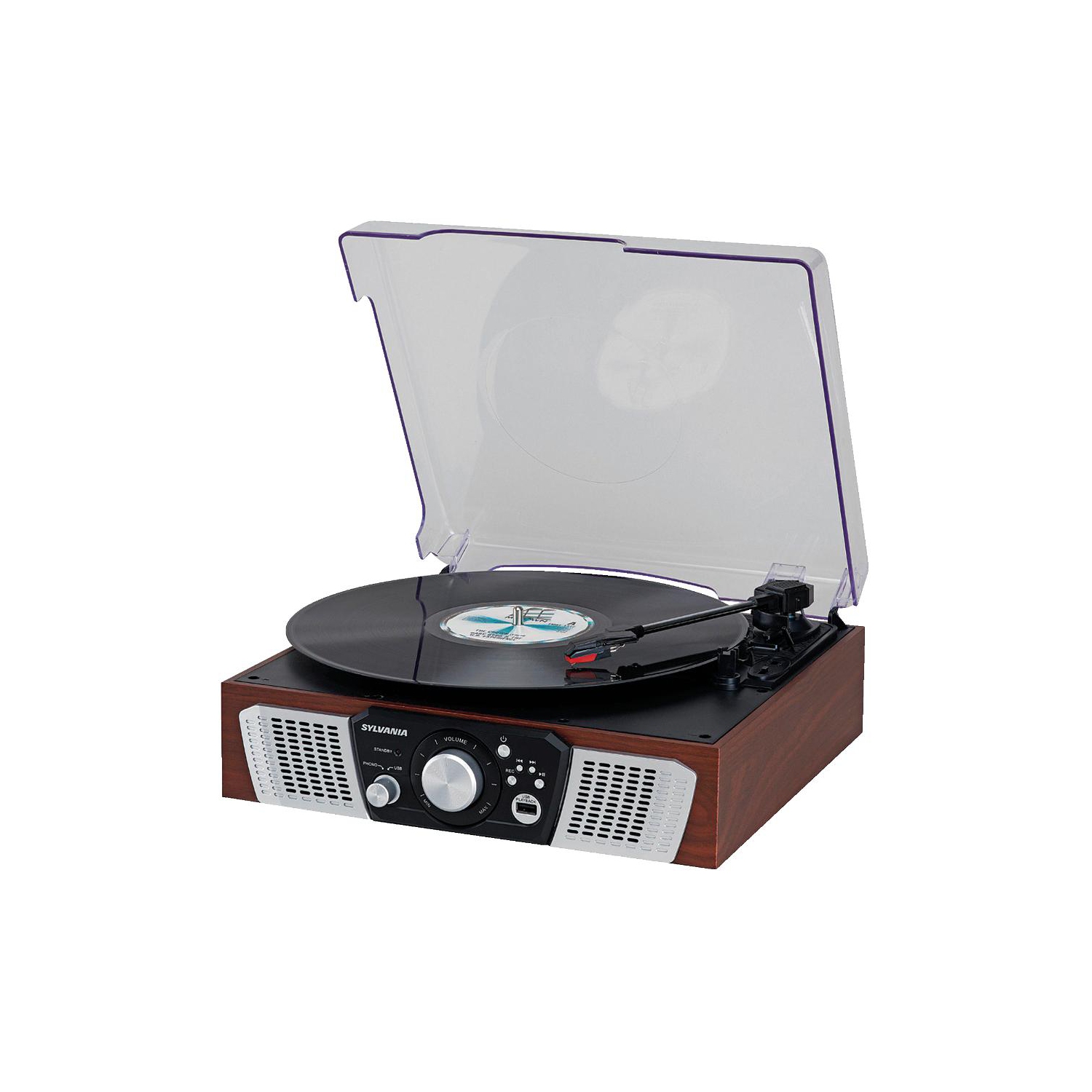 Sylvania turntable travel record player encoder for computer