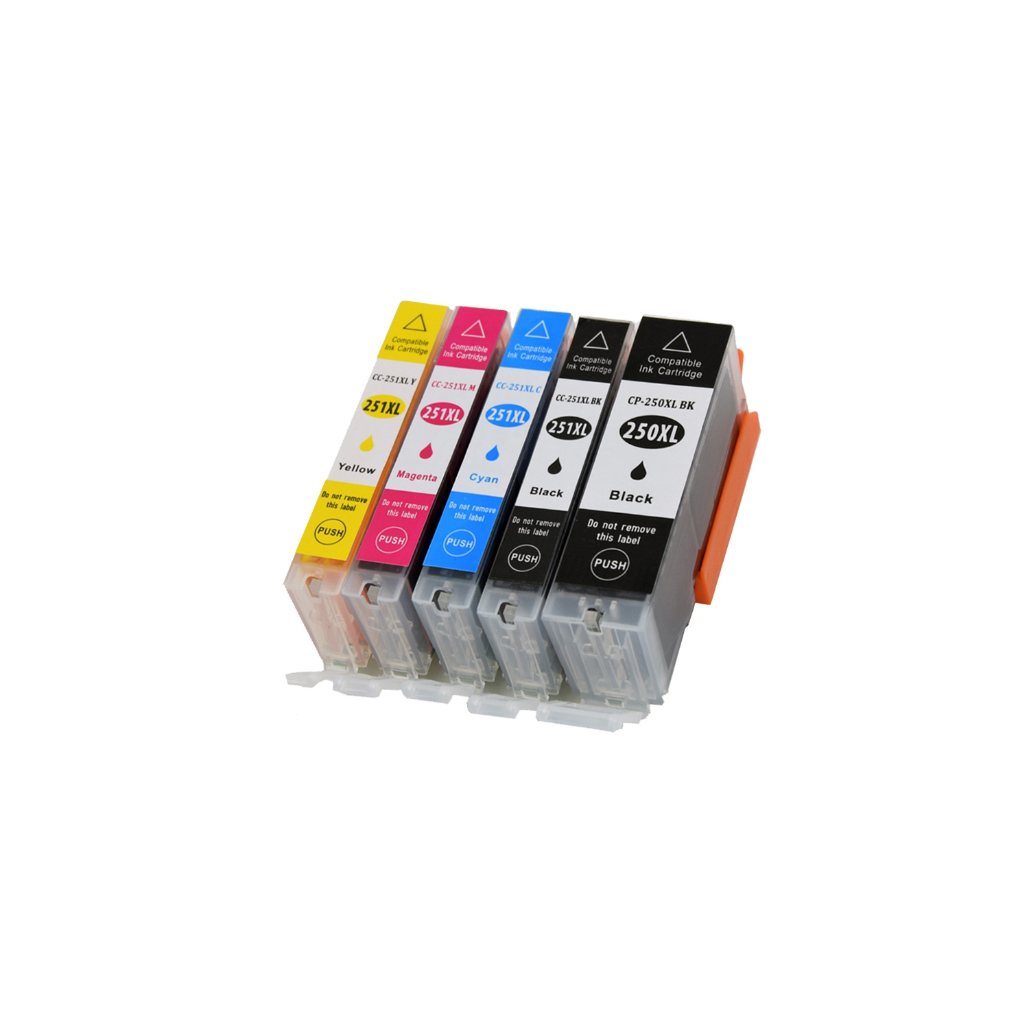 5 Ink PGI250,CLI251 (K,PK,C,M,Y) Compatible Ink Cartridge for Canon PGI-250 ,CLI- 251 , CLI-251XL , PGI-250XL, PIXMA iP7220, MG5420,MG6320,MX722,MX922