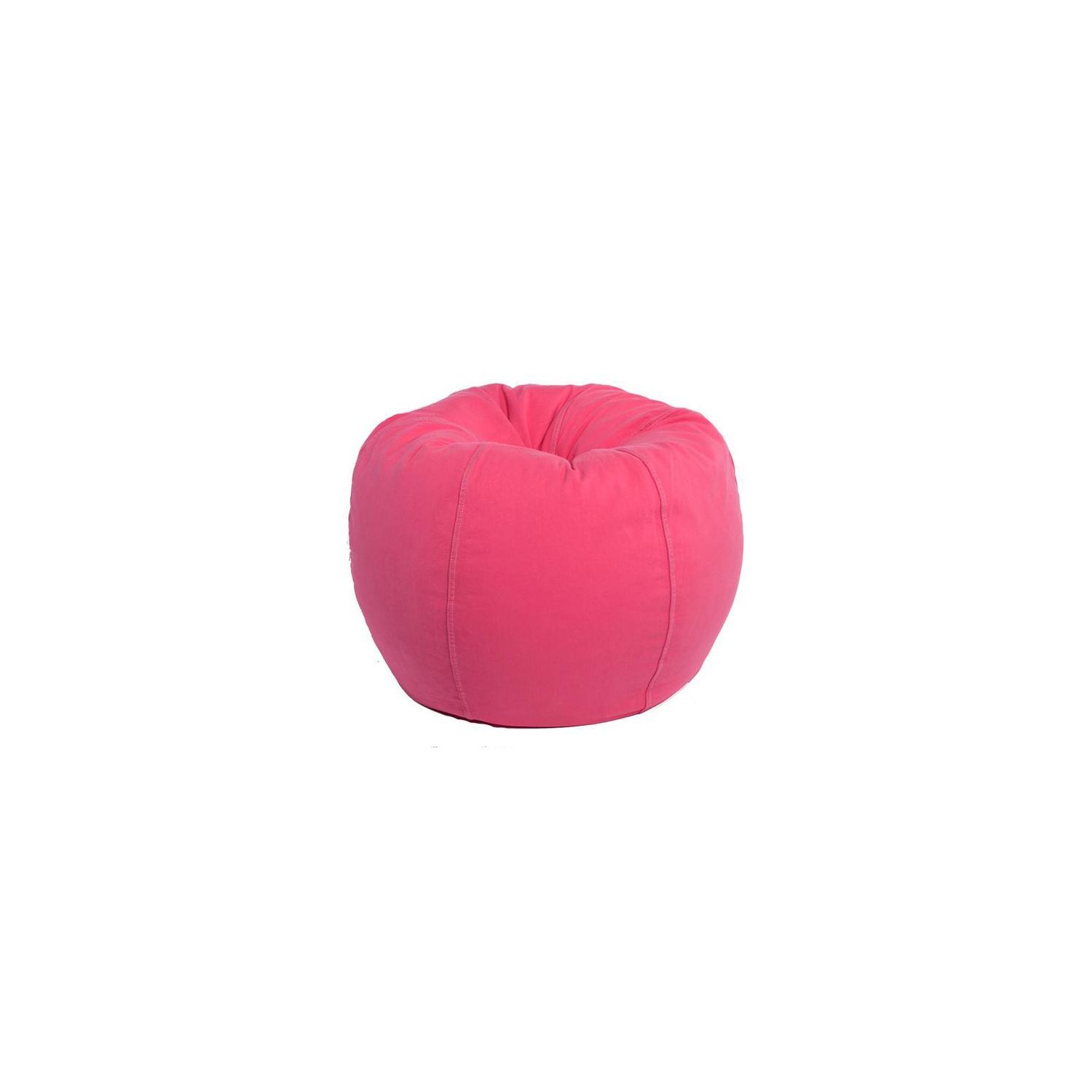 Fauteuil poire ROND POUR ENFANTS, tissu croisé, FAUTEUIL POIRE ROSE