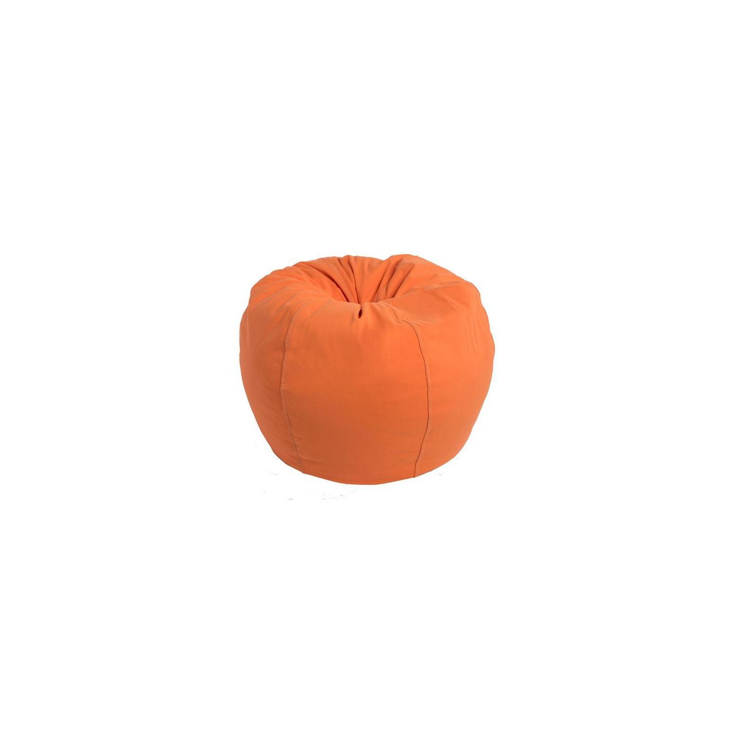 Pouf KIDS ROND, Twill, ORANGE intriqués