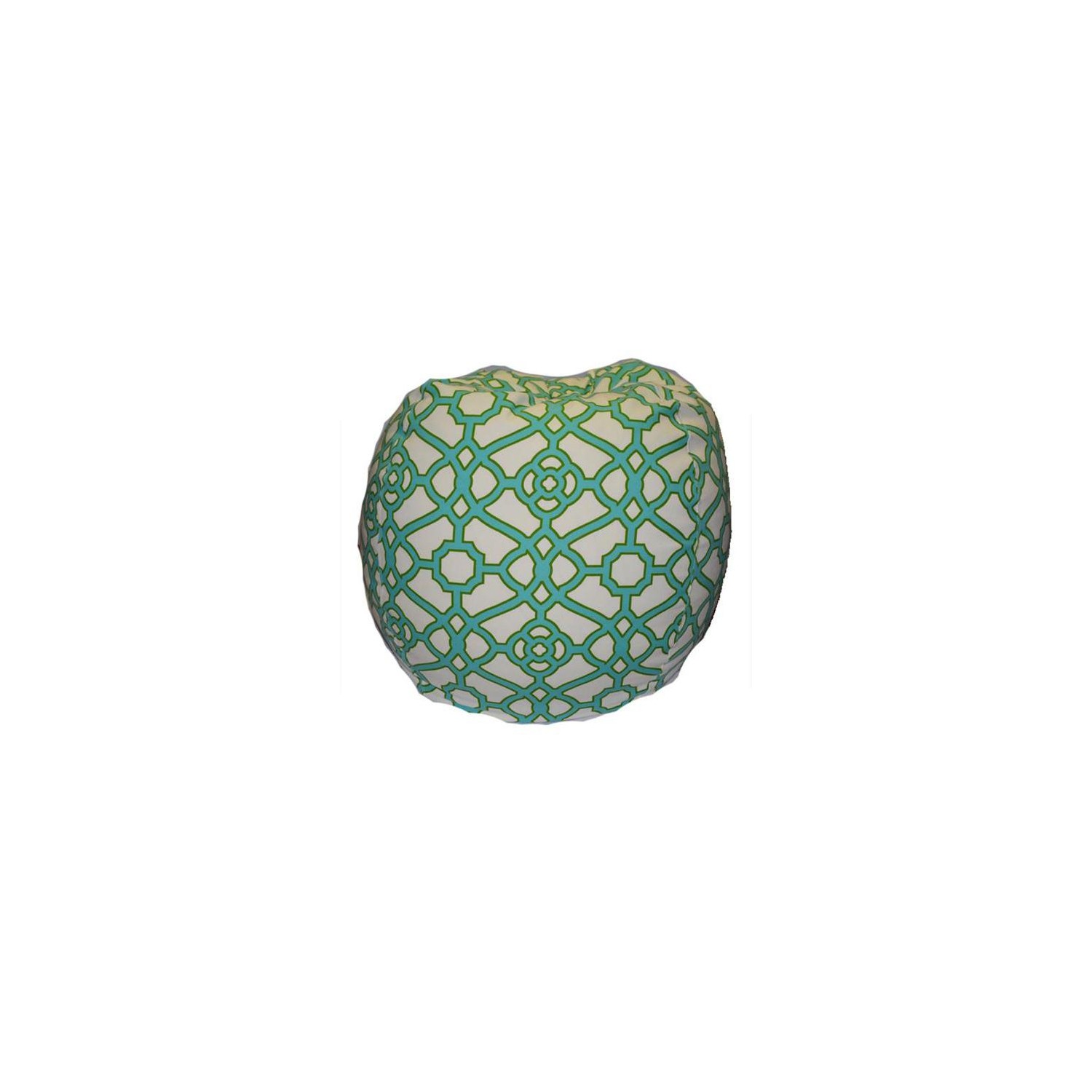 Bean Bag GIANT -- GARDEN PARTY, TURQUOISE BEANBAG