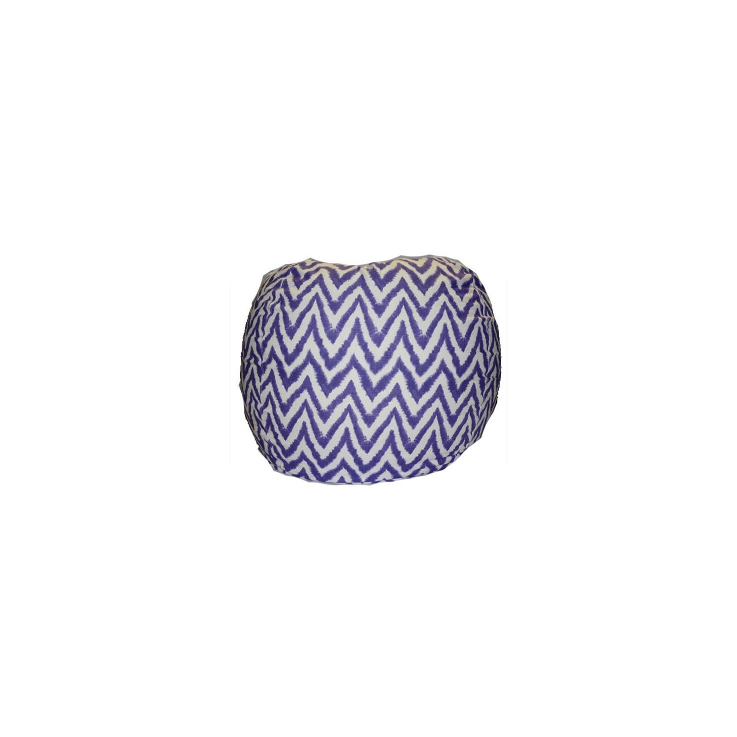 Bean Bag GIANT -- CHEVRON, PURPLE BEANBAG