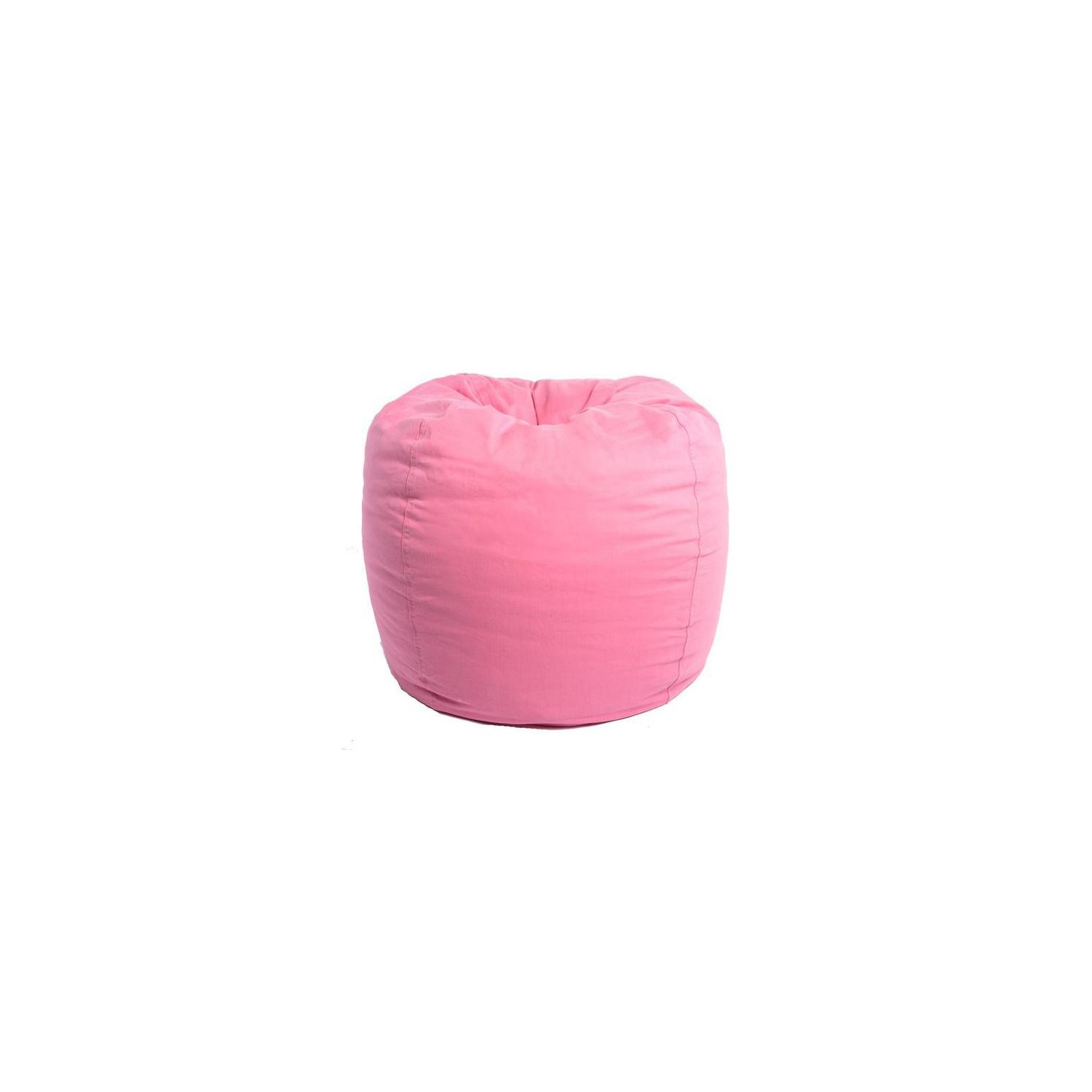 Bean Bag ADULT ROUND -- TWILL, PINK BEANBAG