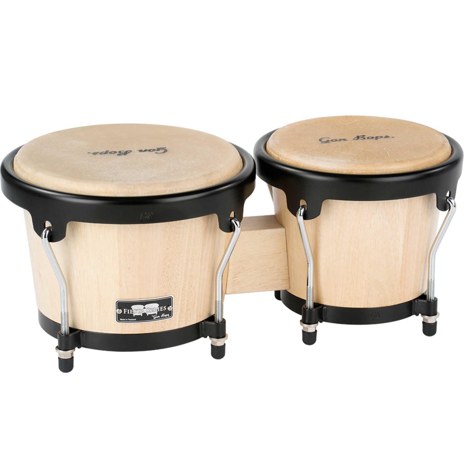Bongos de la série Fiesta de Gon Bops - 7 et 8,5 naturel