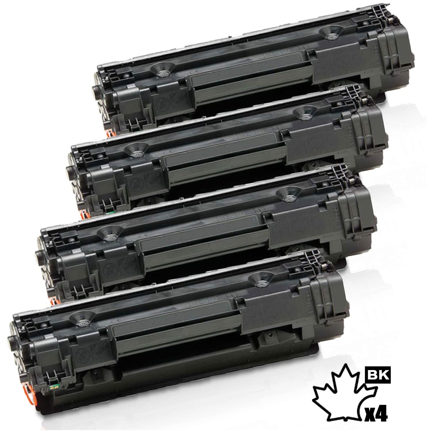 4 Inkfirst® Compatible Toner Cartridges Replacement for HP CB435A CE285A CB436A 35A 85A 36A LaserJet M1139 M1219 M1120 M1120N