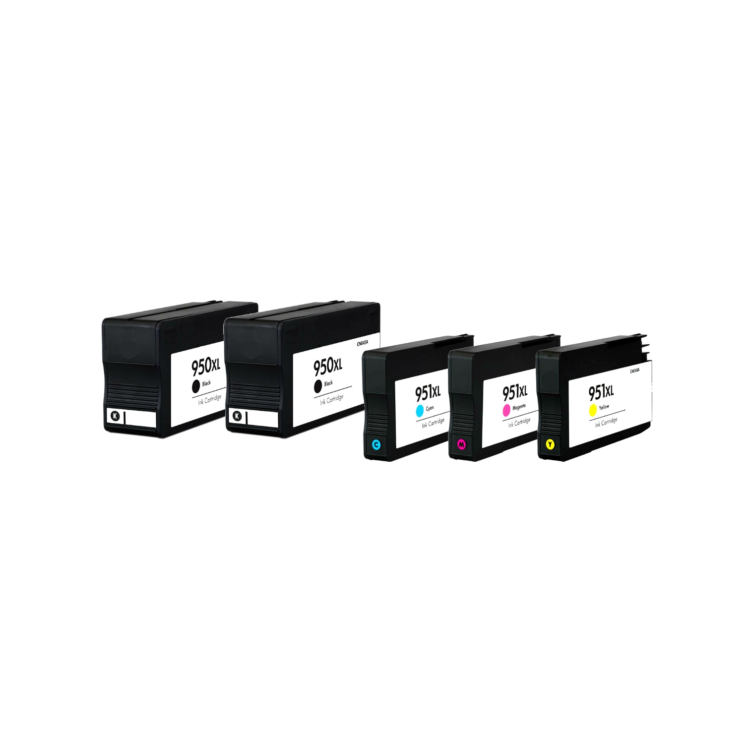 HP Compatible 2 x 950XL/951XL Combo Pack(High Capacity HP 950 & HP 951, 2 Black ink&Colors C/M/Y)