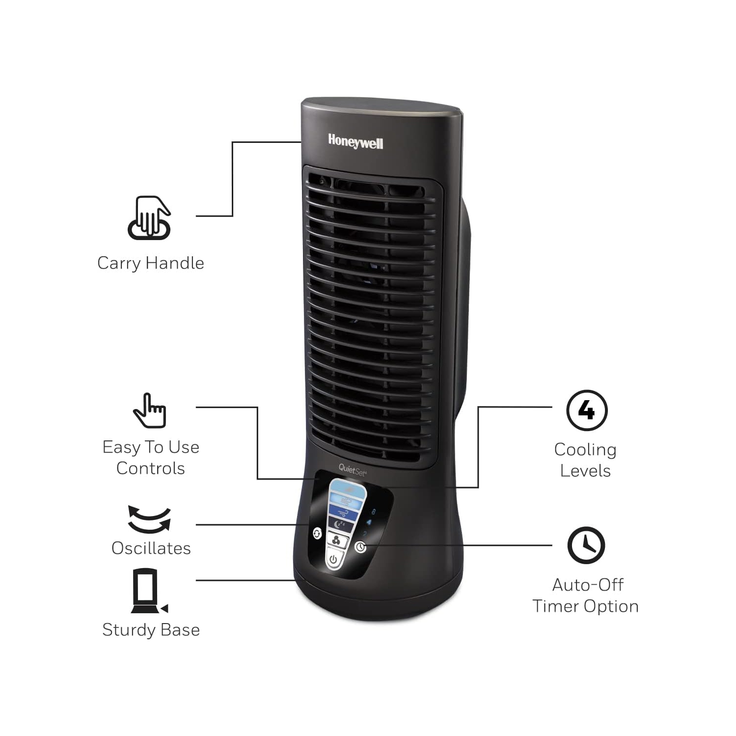 13" Quietset Mini Tower Fan