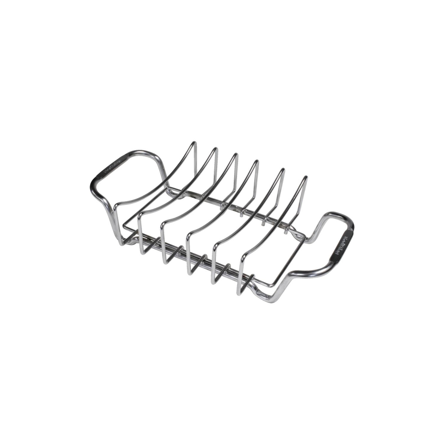 Grille à côtes levées et à rôtis pour barbecue - Acier inoxydable