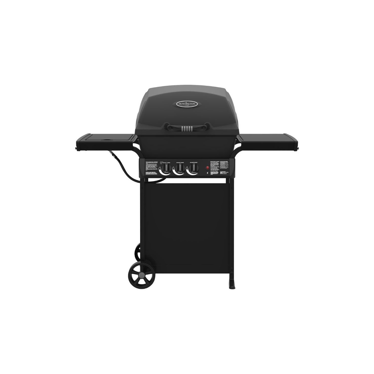 Black Propane BBQ - 3 Burner