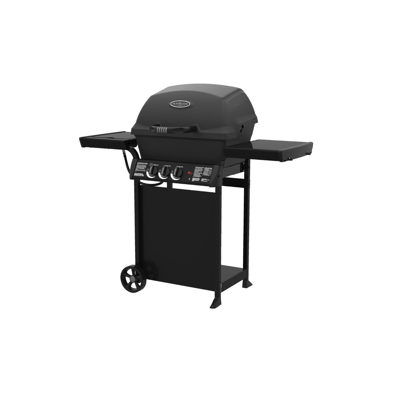 Black Propane BBQ - 3 Burner
