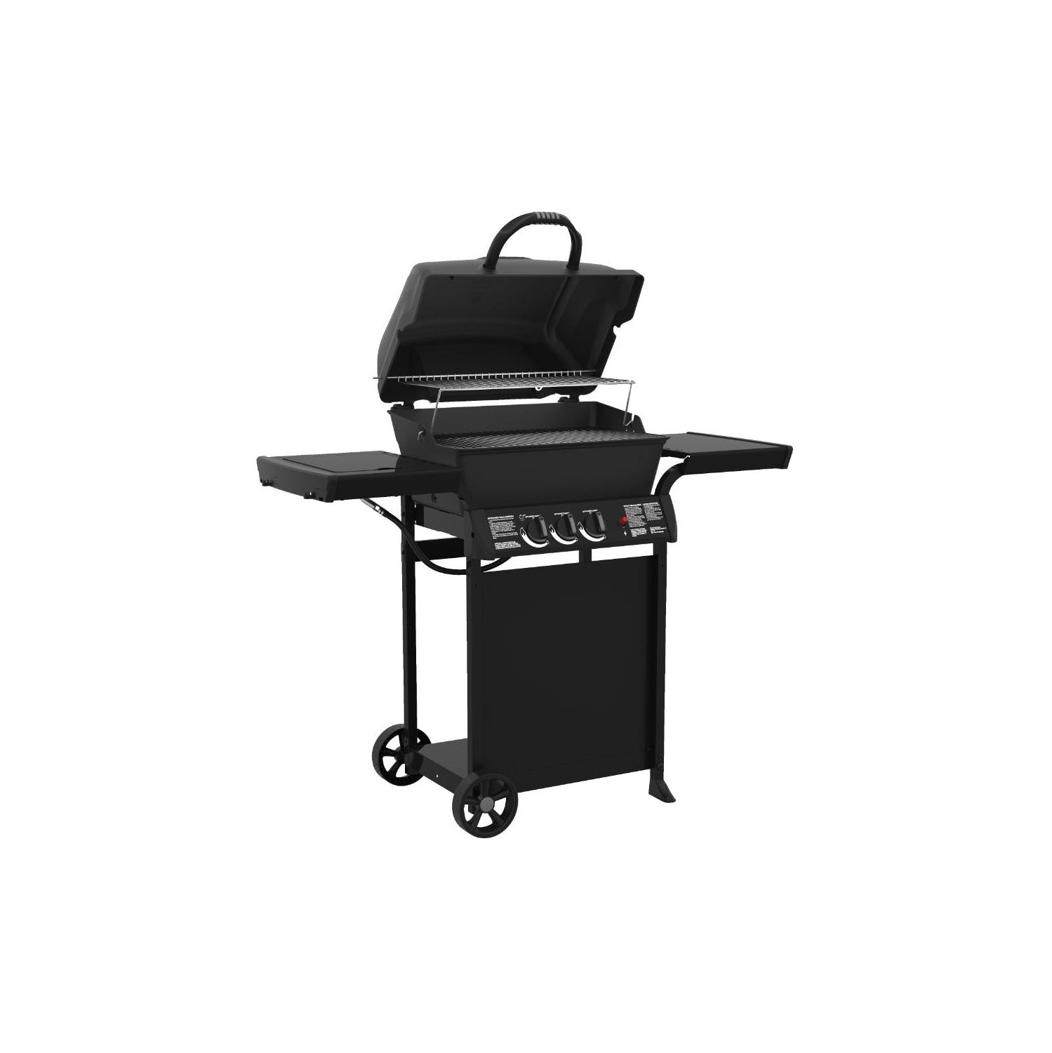 Black Propane BBQ - 3 Burner