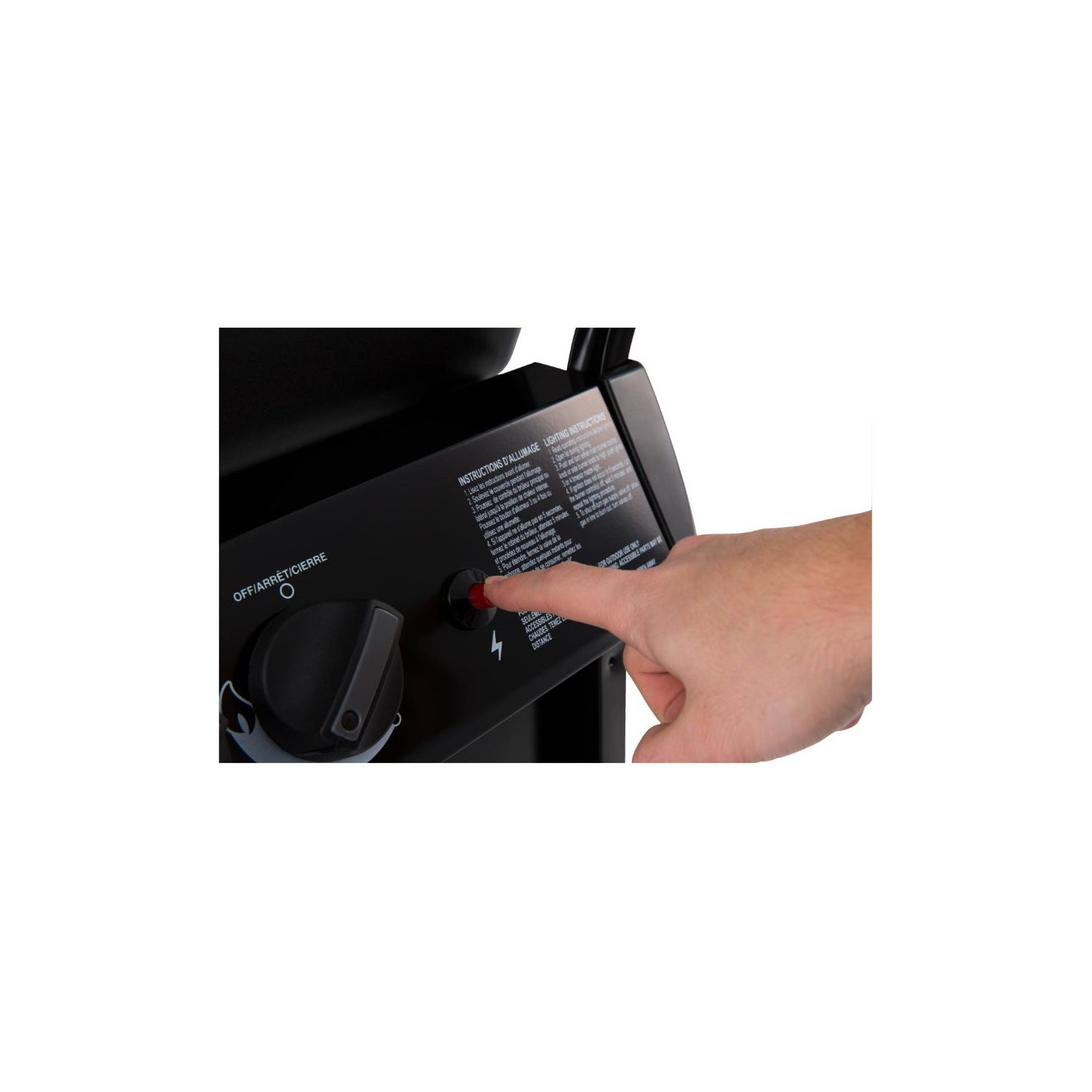 Black Propane BBQ - 3 Burner