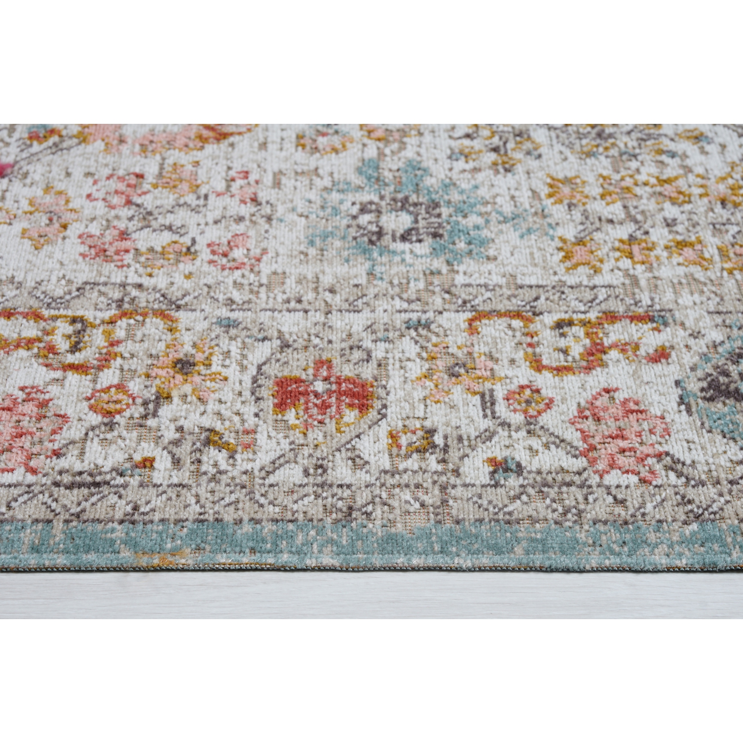 Tapis d’intérieur/d’extérieur Ladole, beige crème, 5 pi 3 po x 7 pi 6 po