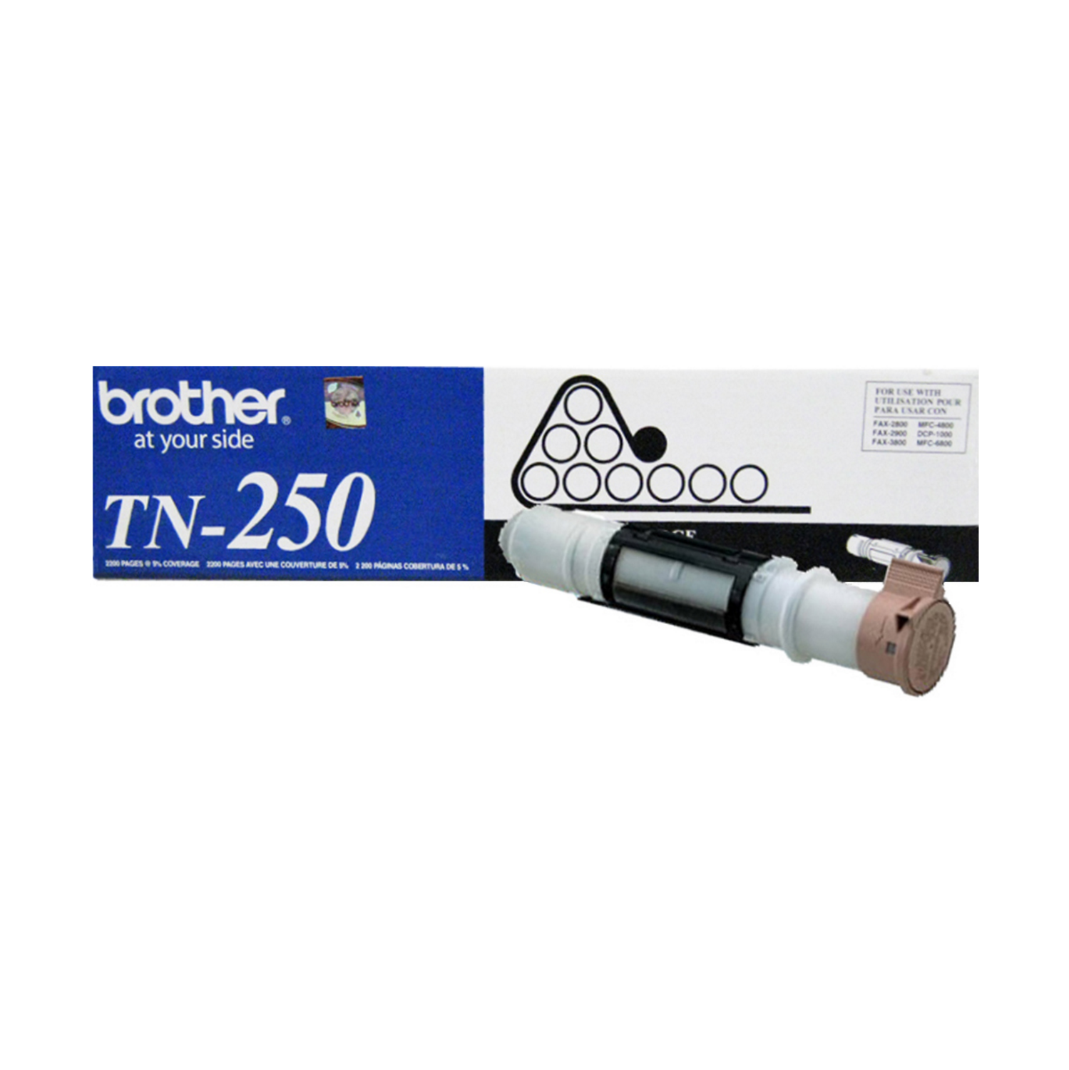 Brother TN250, Black Original Toner Cartridge, For CP-1000, MFC-4800 to 6800, IntelliFAX