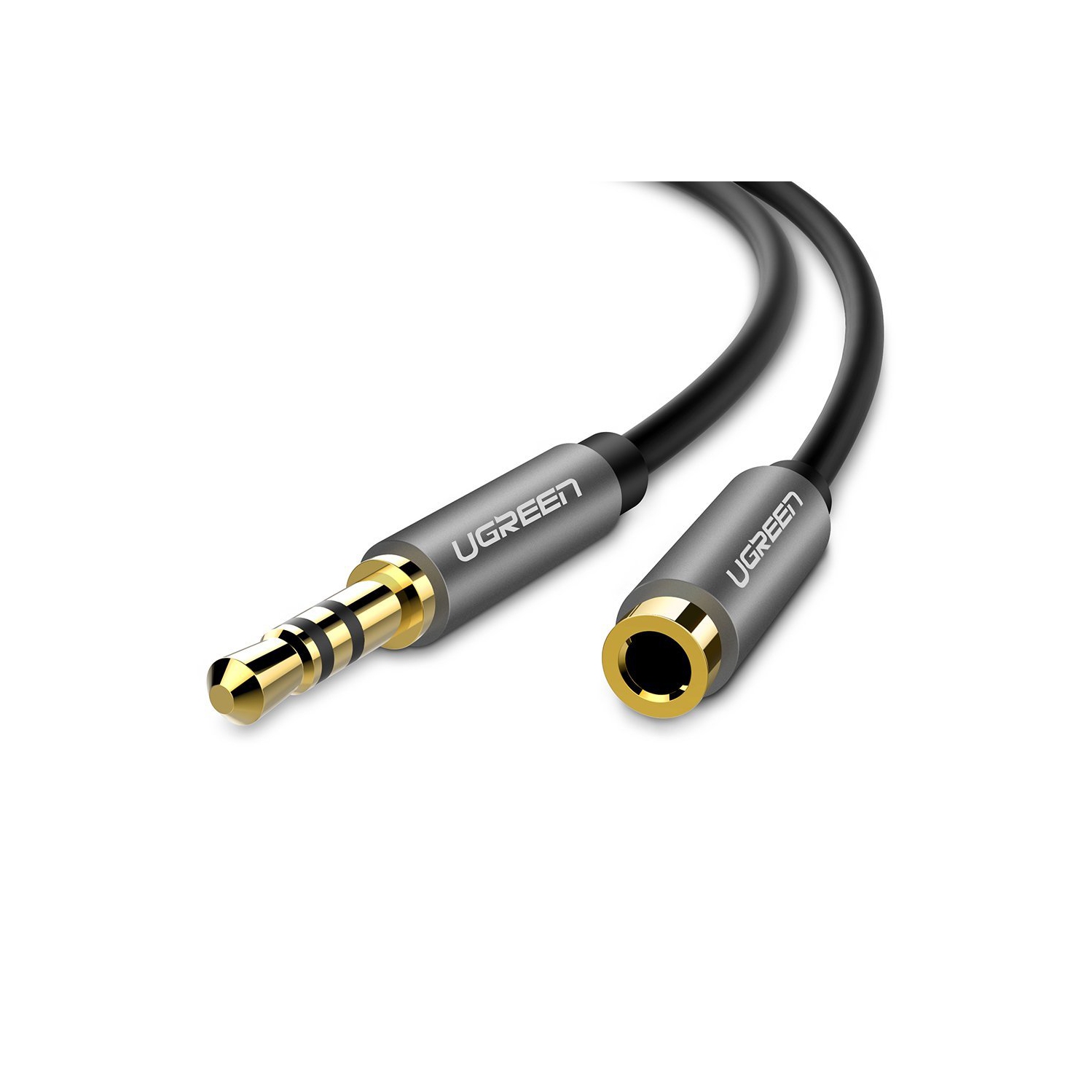 Câble de rallonge audio 3,5 mm Câble audio auxiliaire rallonge pour écouteurs prise stéréo fil pour téléphones intelligents, tablettes et lecteurs