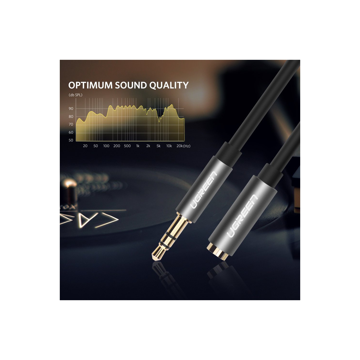 Câble de rallonge audio 3,5 mm Câble audio auxiliaire rallonge pour écouteurs prise stéréo fil pour téléphones intelligents, tablettes et lecteurs