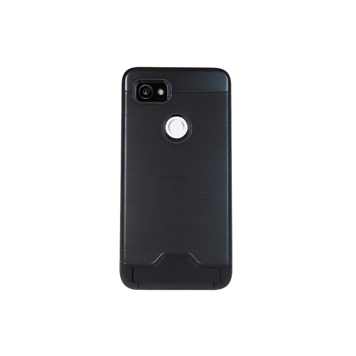 Exian Google Pixel 2 XL Armored Case with Stand & Card Slot Black