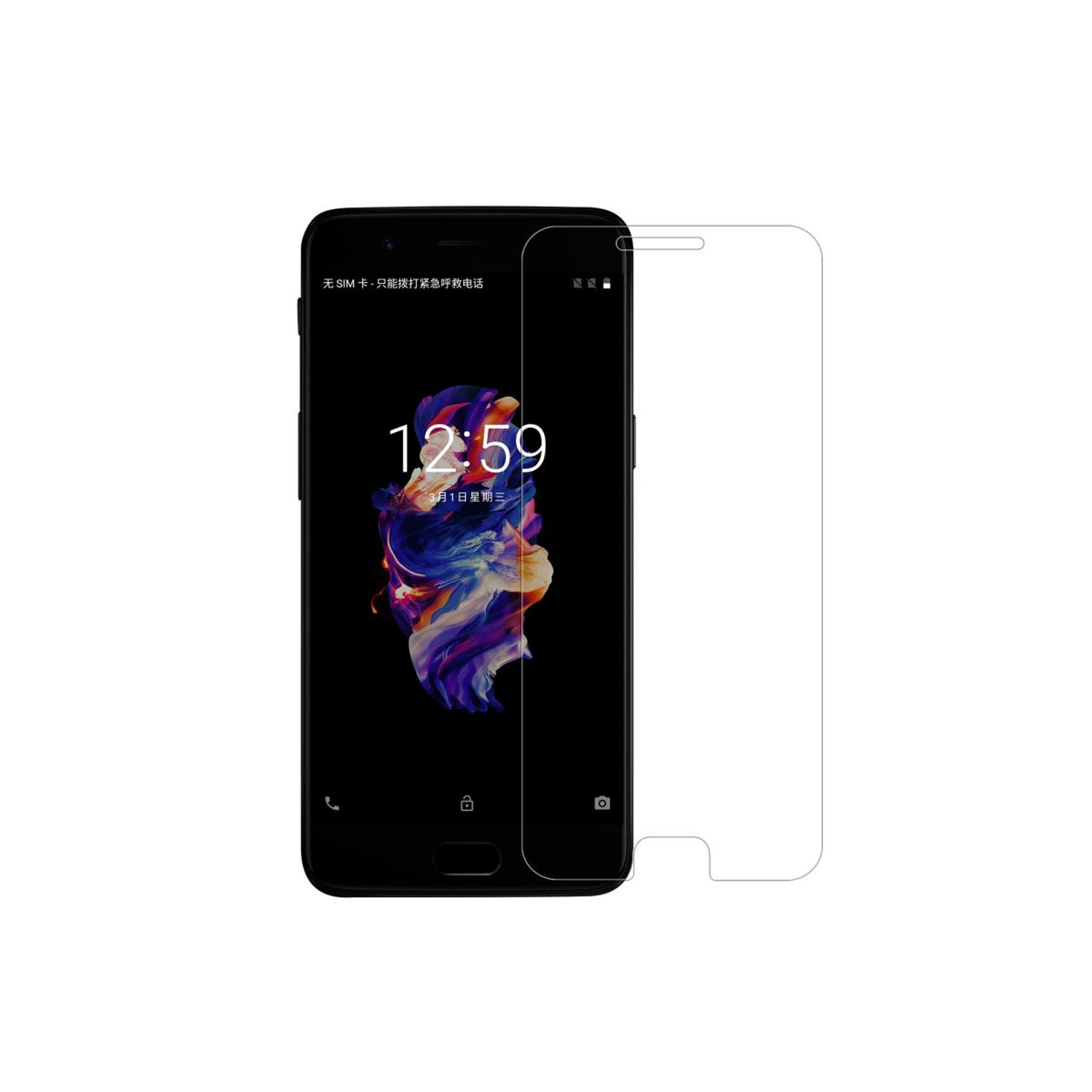 Exian OnePlus One Tempered Glass Clear