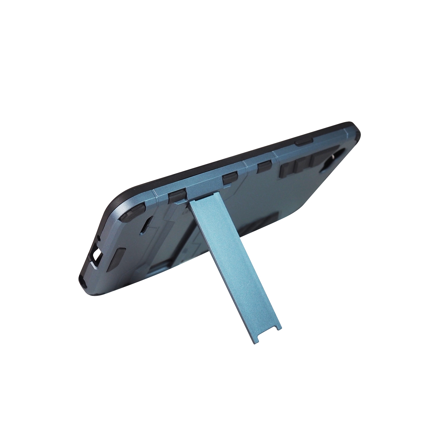 Protecteurs d’écran pour Q6 X 2 d’Exian et étui protecteur avec support gris