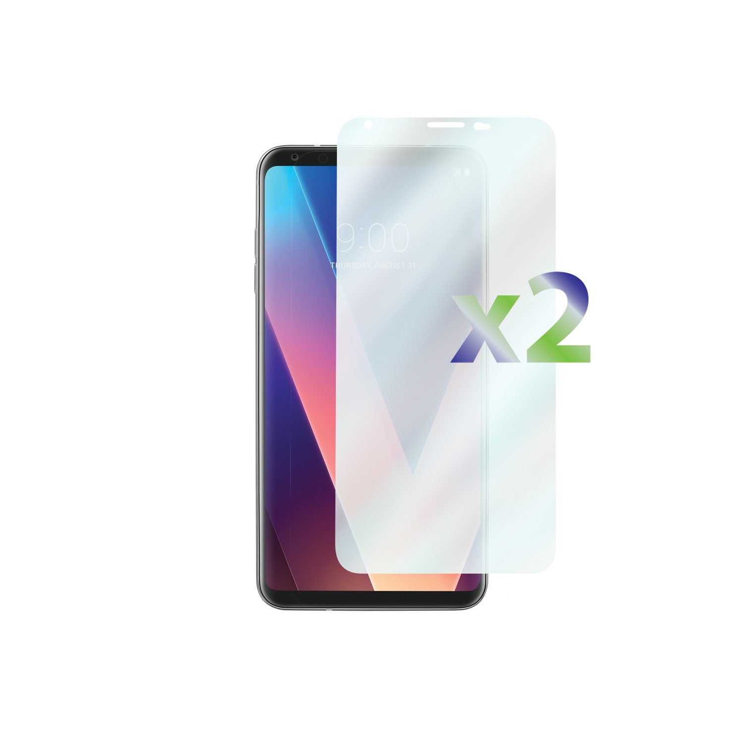 Exian LG V30 Screen Protectors X 2 Clear