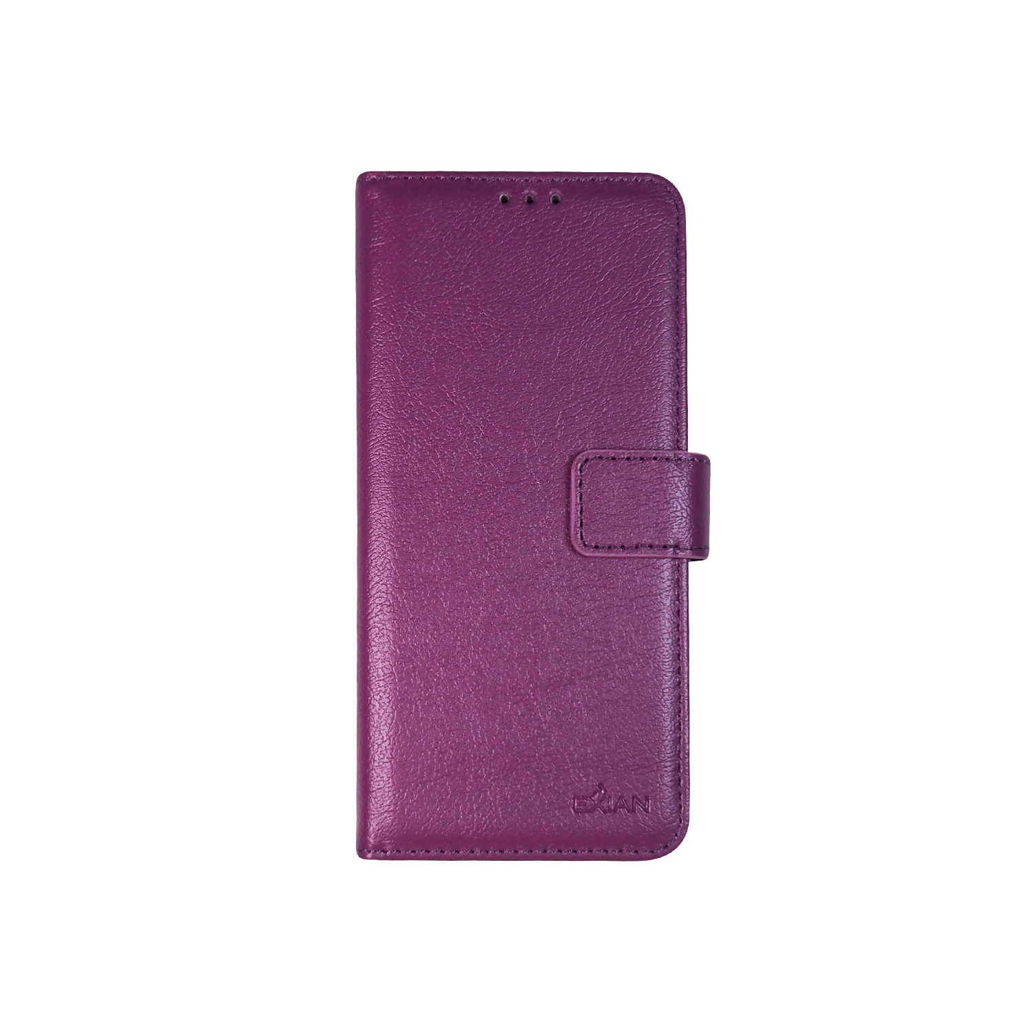 Portefeuille en similicuir en polyuréthane d’Exian pour Galaxy A8 2018 de Samsung - Violet