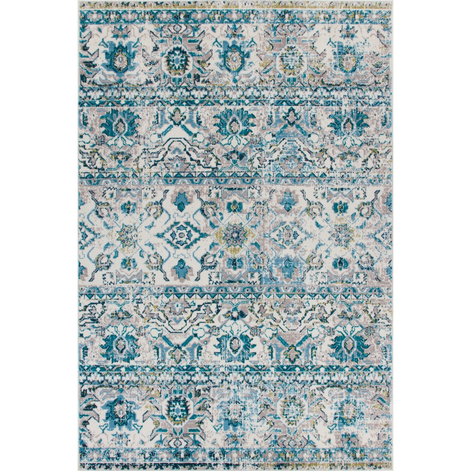 Saville Crown Blue/Turquoise Area Rug 2'2"x3'11"