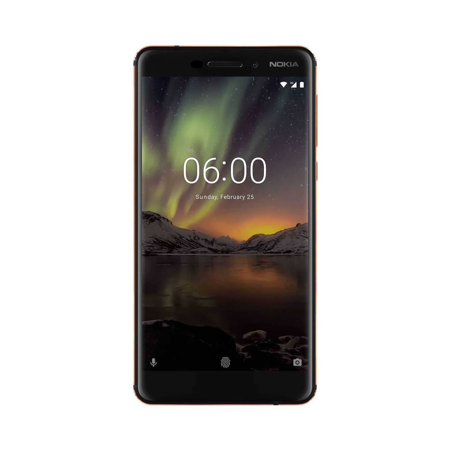 Nokia 6.1 (2018) - 32GB Smartphone - Copper/Black - Factory Unlocked - Certified Pre-Owned