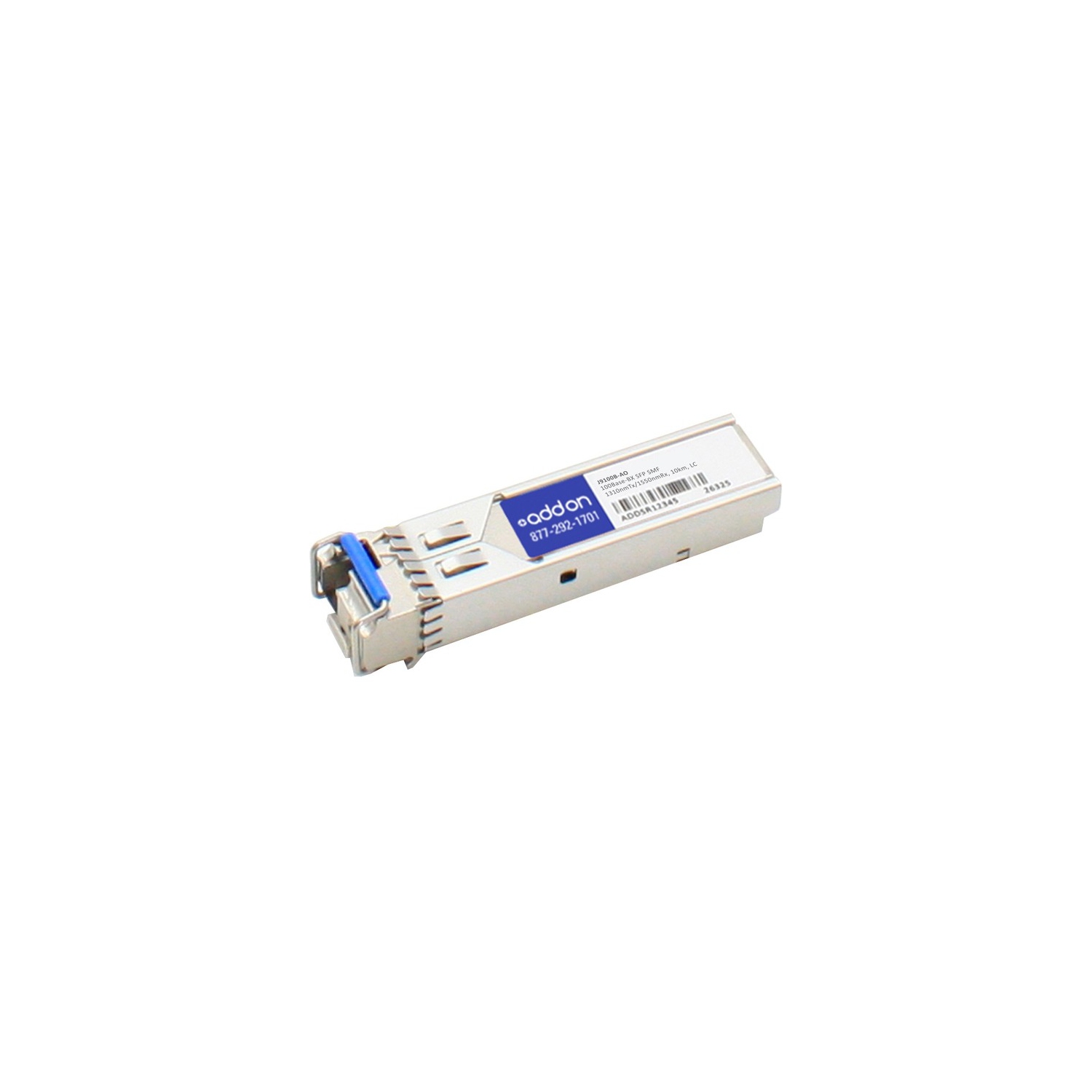 AddOn HP J9100B Compatible TAA Compliant 100Base-BX SFP Transceiver (SMF, 1310nmTx/1550nmRx, 10km, LC)