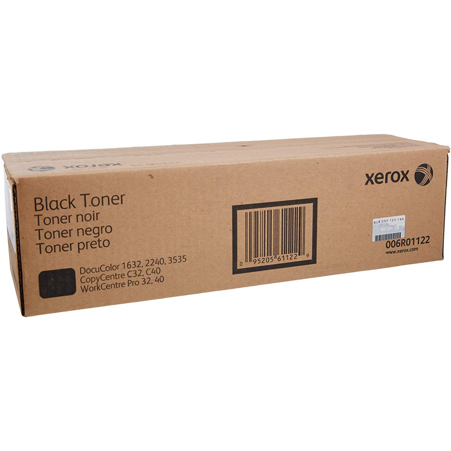 Xerox 006R01122, Black Original Toner Cartridge, For Xerox DocuColor 1632, 2240, 3535
