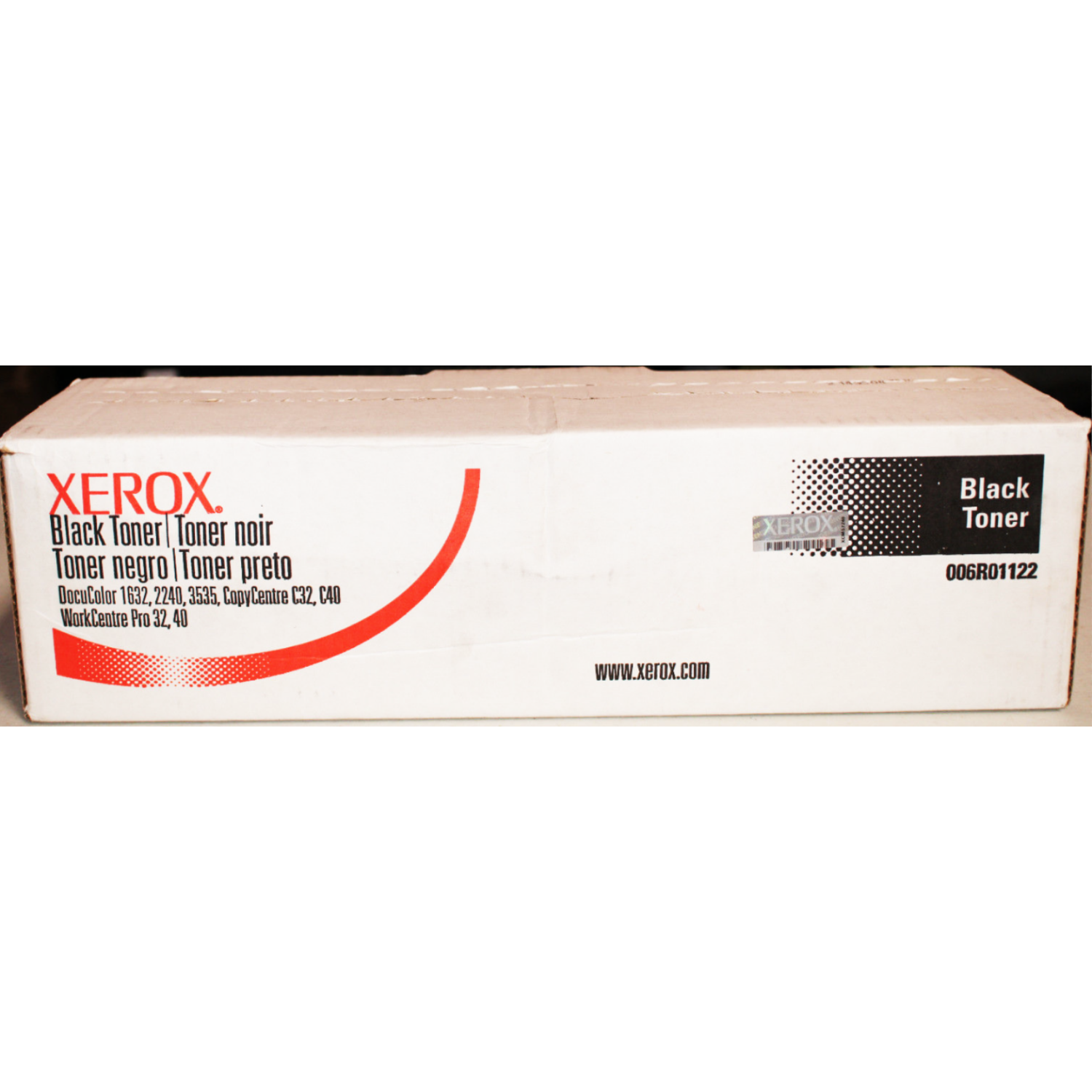 Xerox 006R01122, Black Original Toner Cartridge, For Xerox DocuColor 1632, 2240, 3535