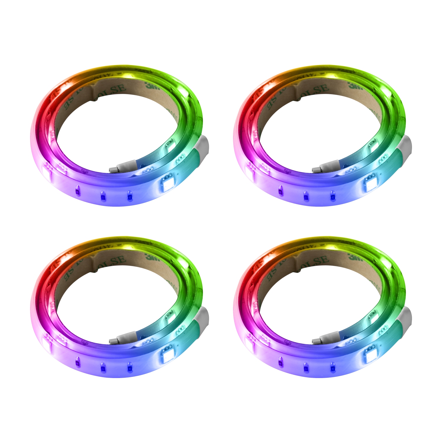 BAZZ RGB LED Tape Light (4-Pack)