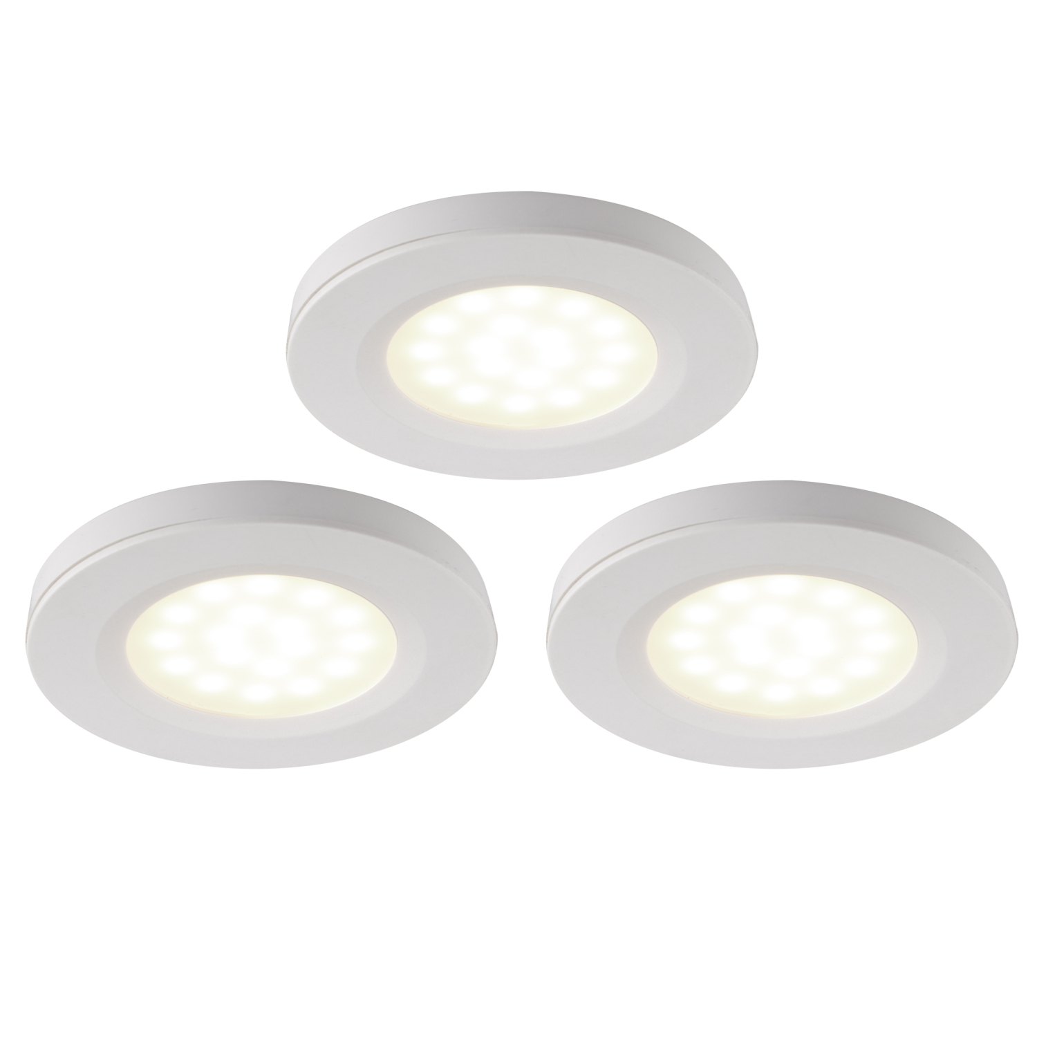 BAZZ LED White Under Cabinet Puck Light