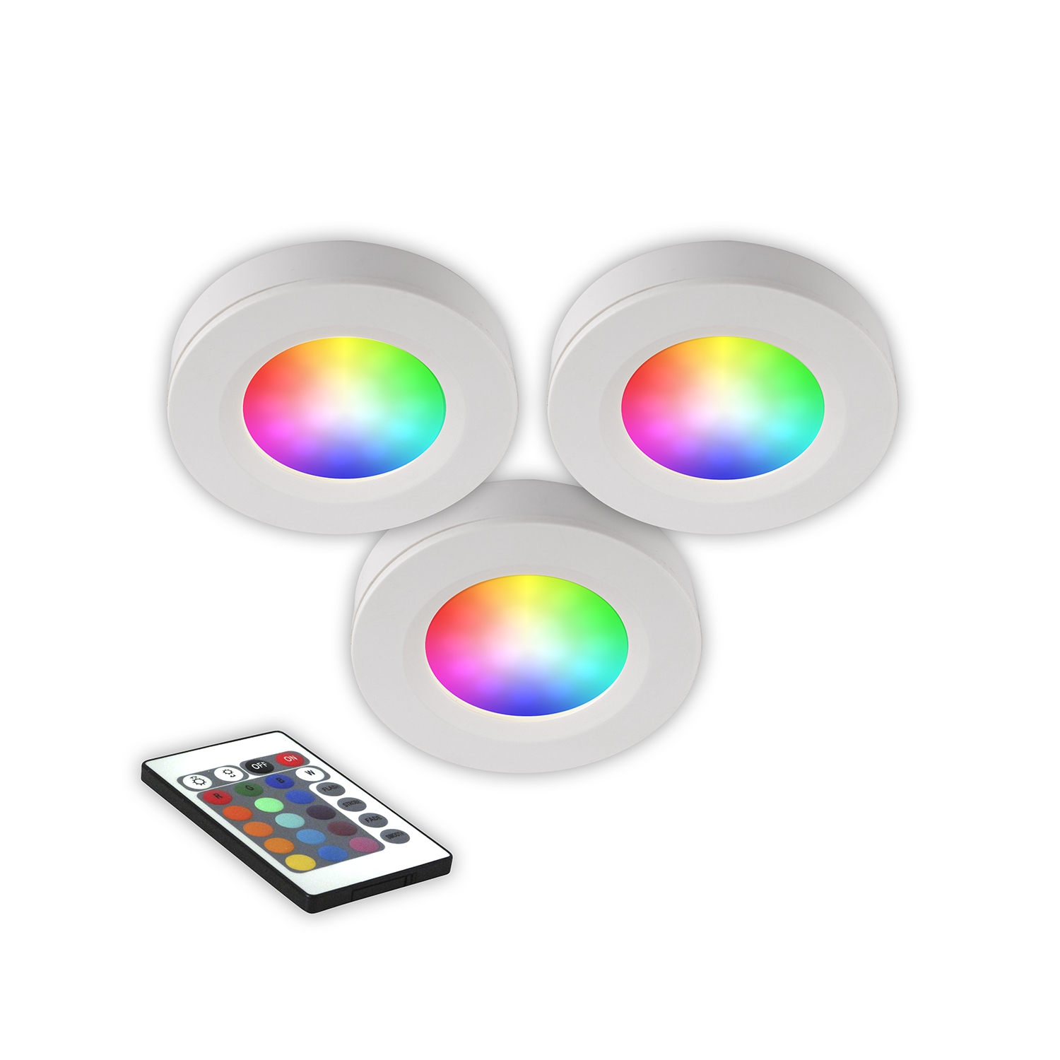 BAZZ RGB LED Under Cabinet Puck Light