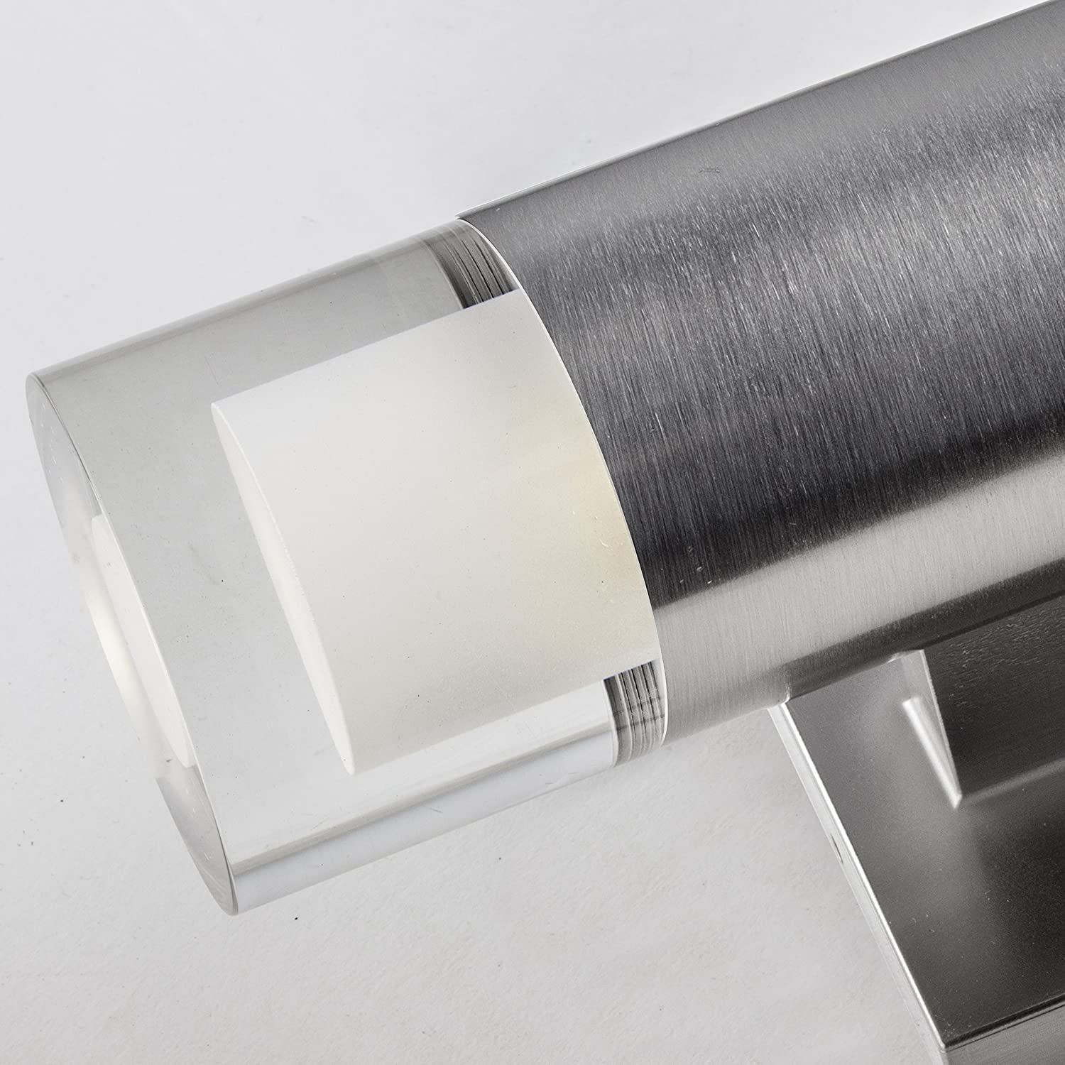 BAZZ Applique murale extérieure Luvia DEL acier inoxydable