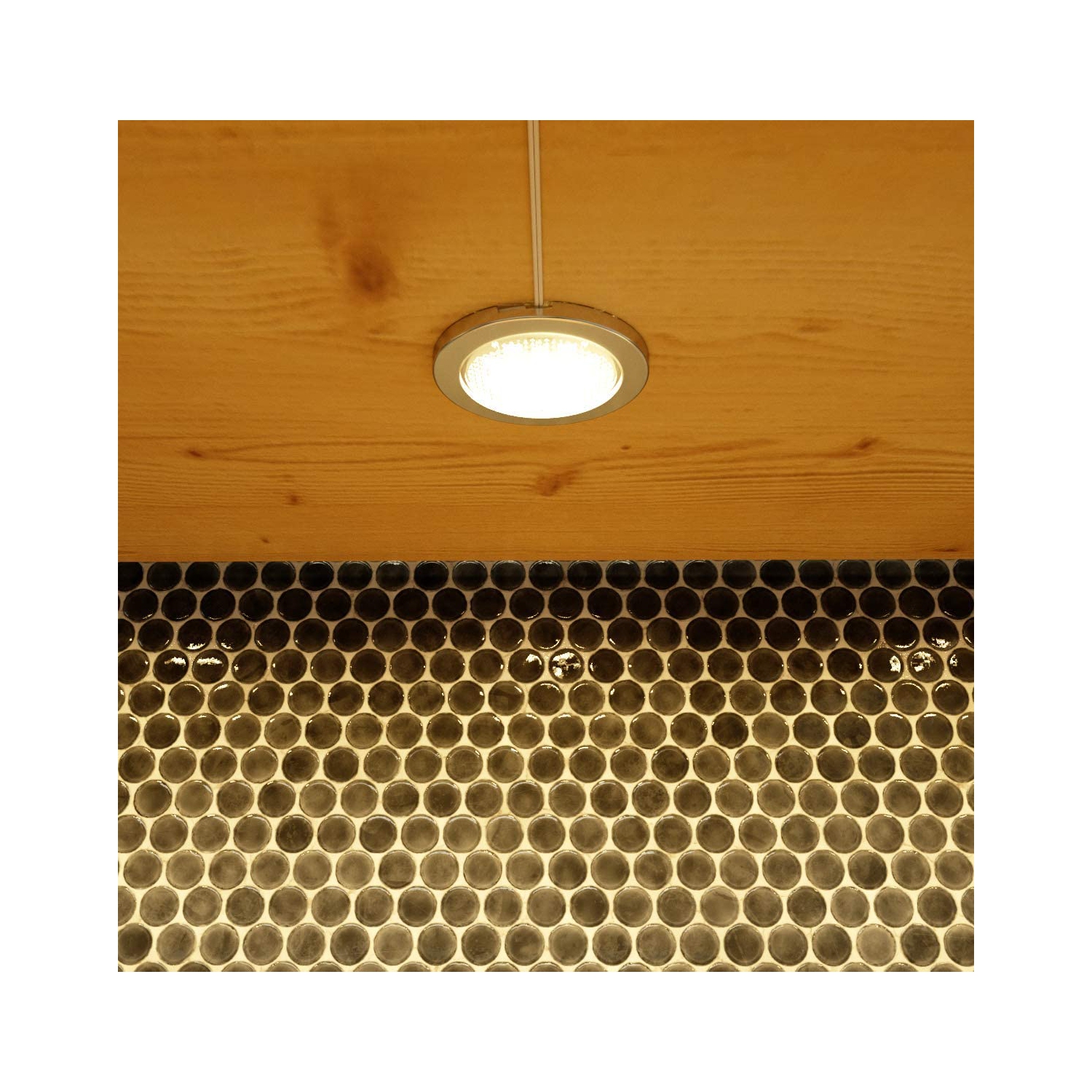 Rondelle à DEL de dessous d’armoire BAZZ, paq. 3