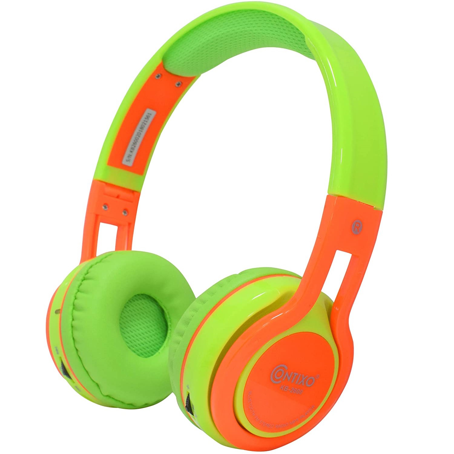 Contixo Kids Bluetooth Headphones, Wireless & Wired, Built-In Mic, Foldable, Adjustable Headband, iPhone, iPad, Android & Gaming Devices -