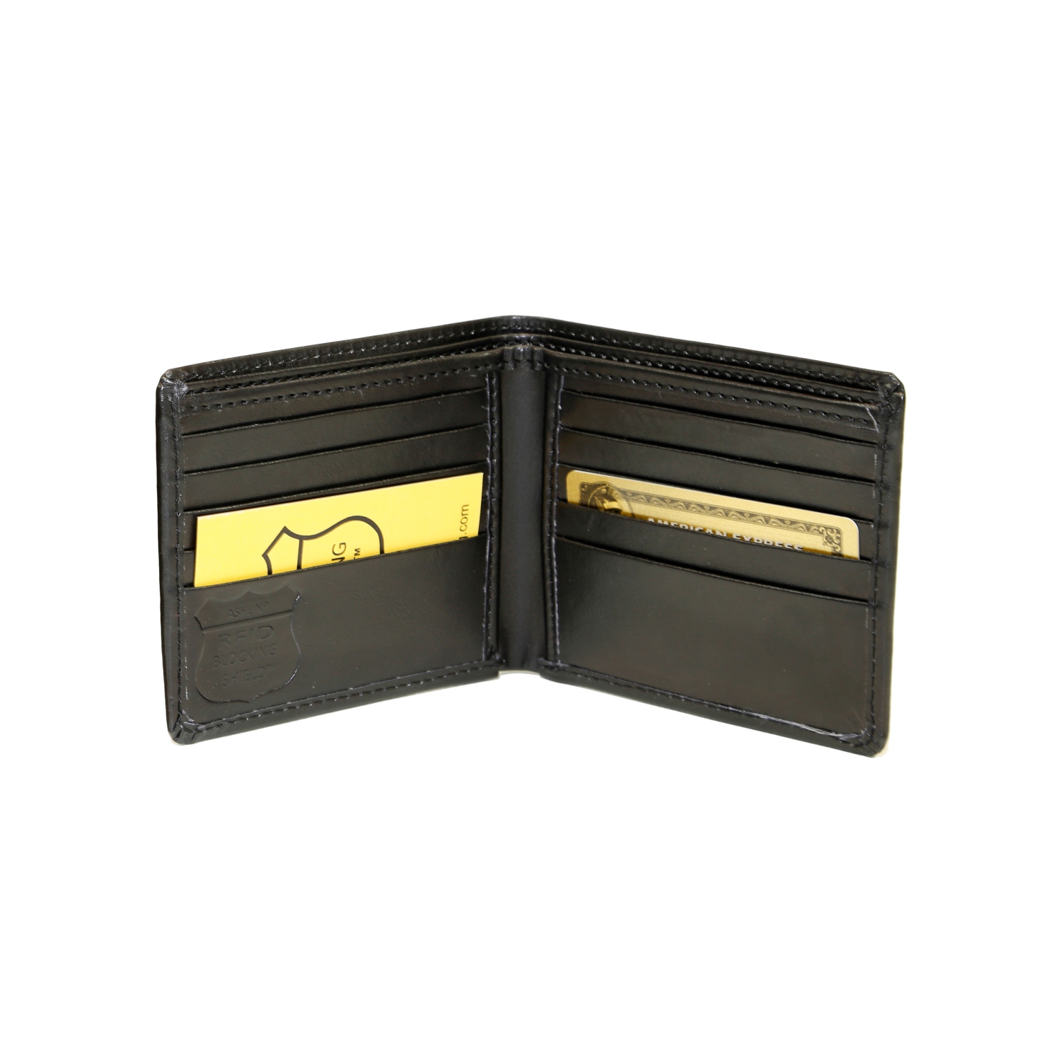 Ashlin® DESIGNER | BERNARD RFID Bifold wallet 10 card pockets